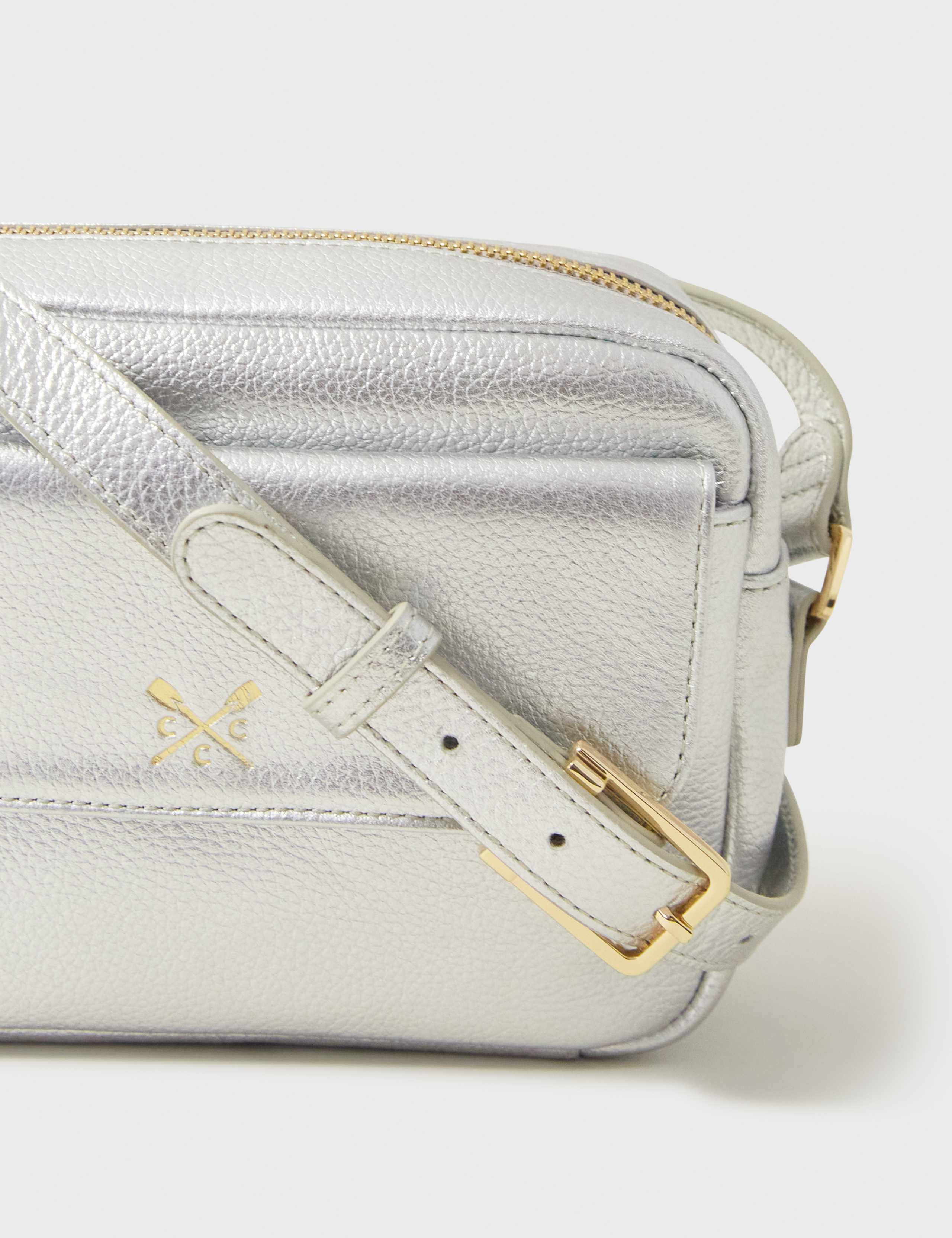 Leather Metallic Camera Bag 2 of 4