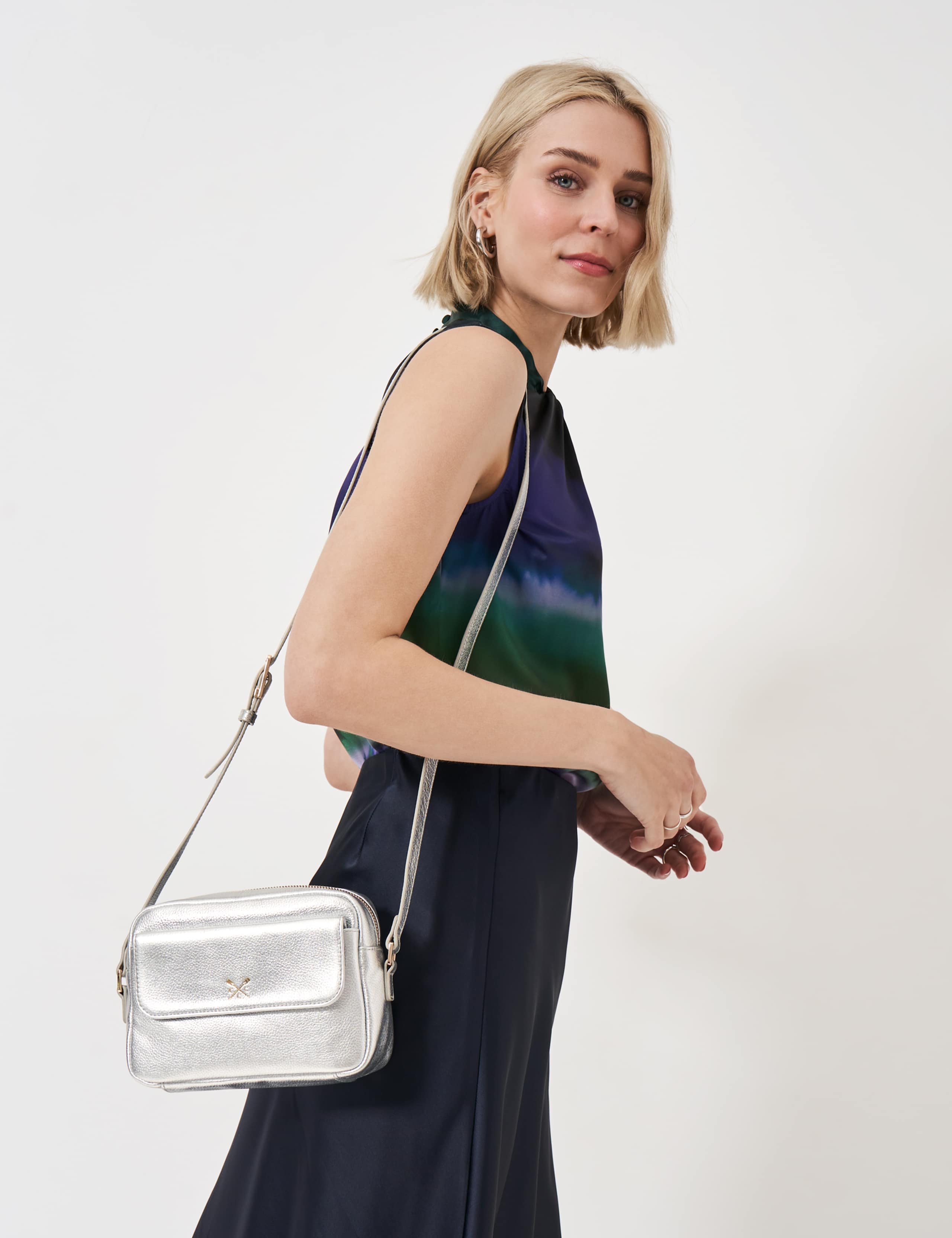 Leather Metallic Camera Bag 4 of 4