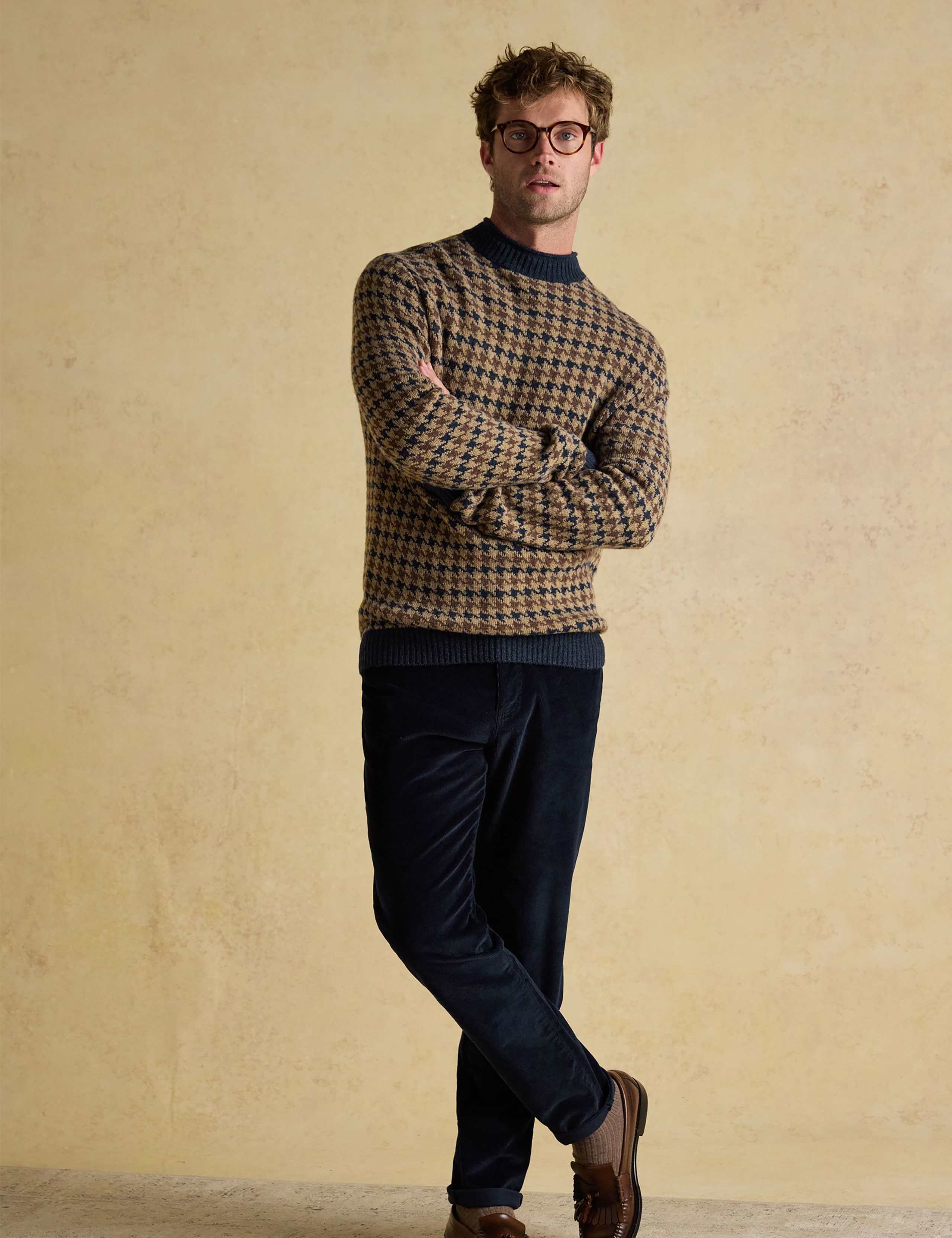 Regular Fit Cotton Rich Corduroy Trousers 2 of 7