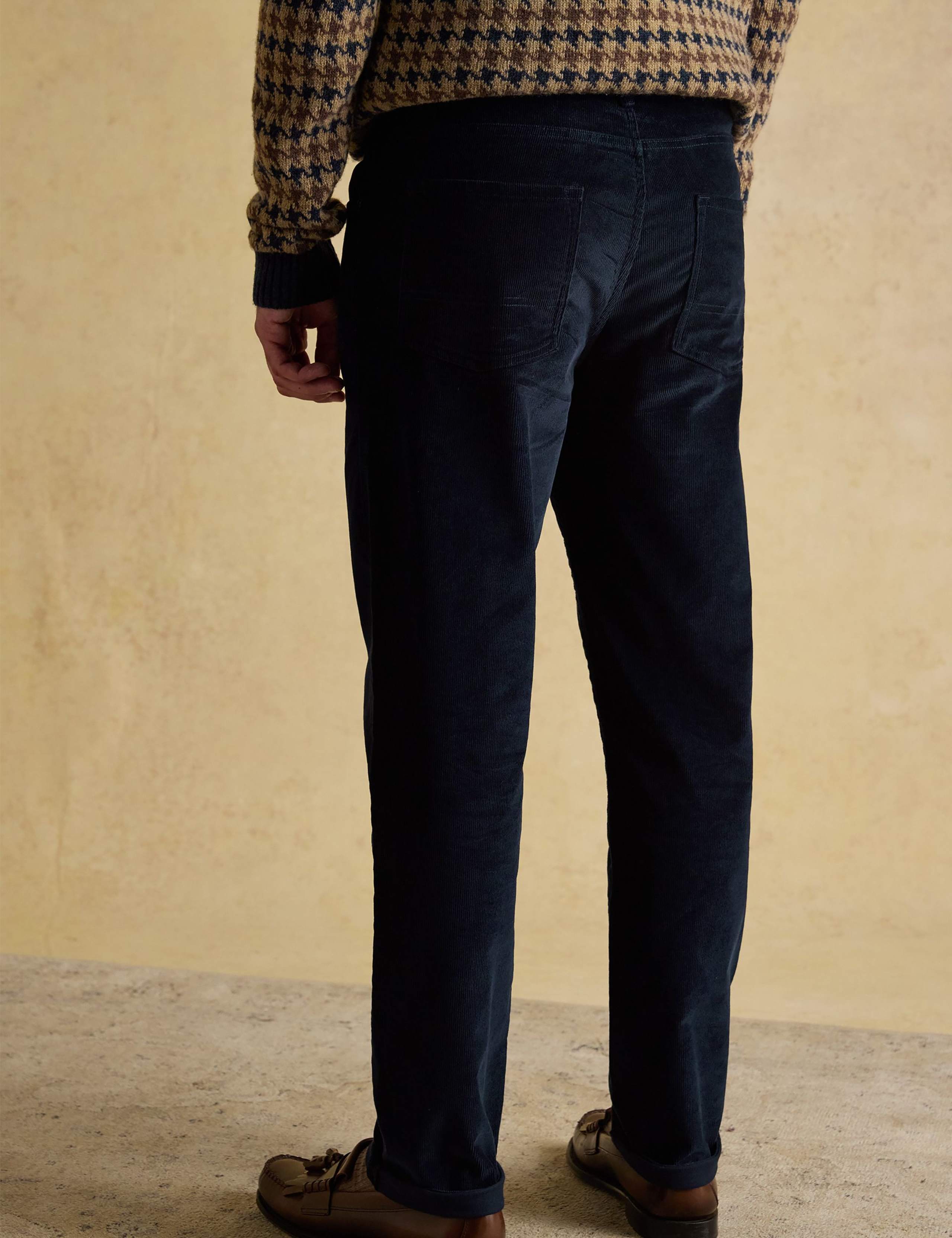 Regular Fit Cotton Rich Corduroy Trousers 4 of 7