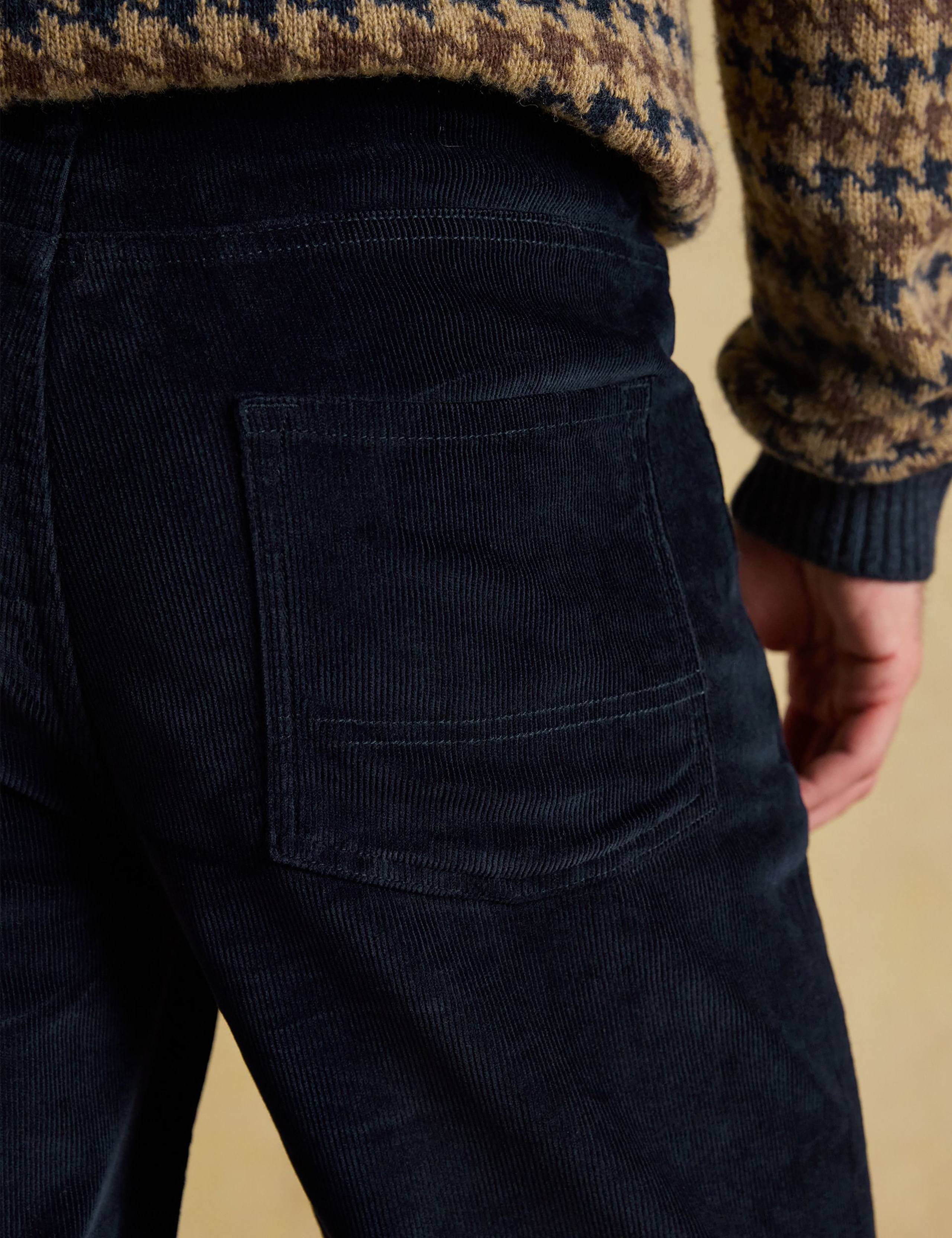 Regular Fit Cotton Rich Corduroy Trousers 6 of 7