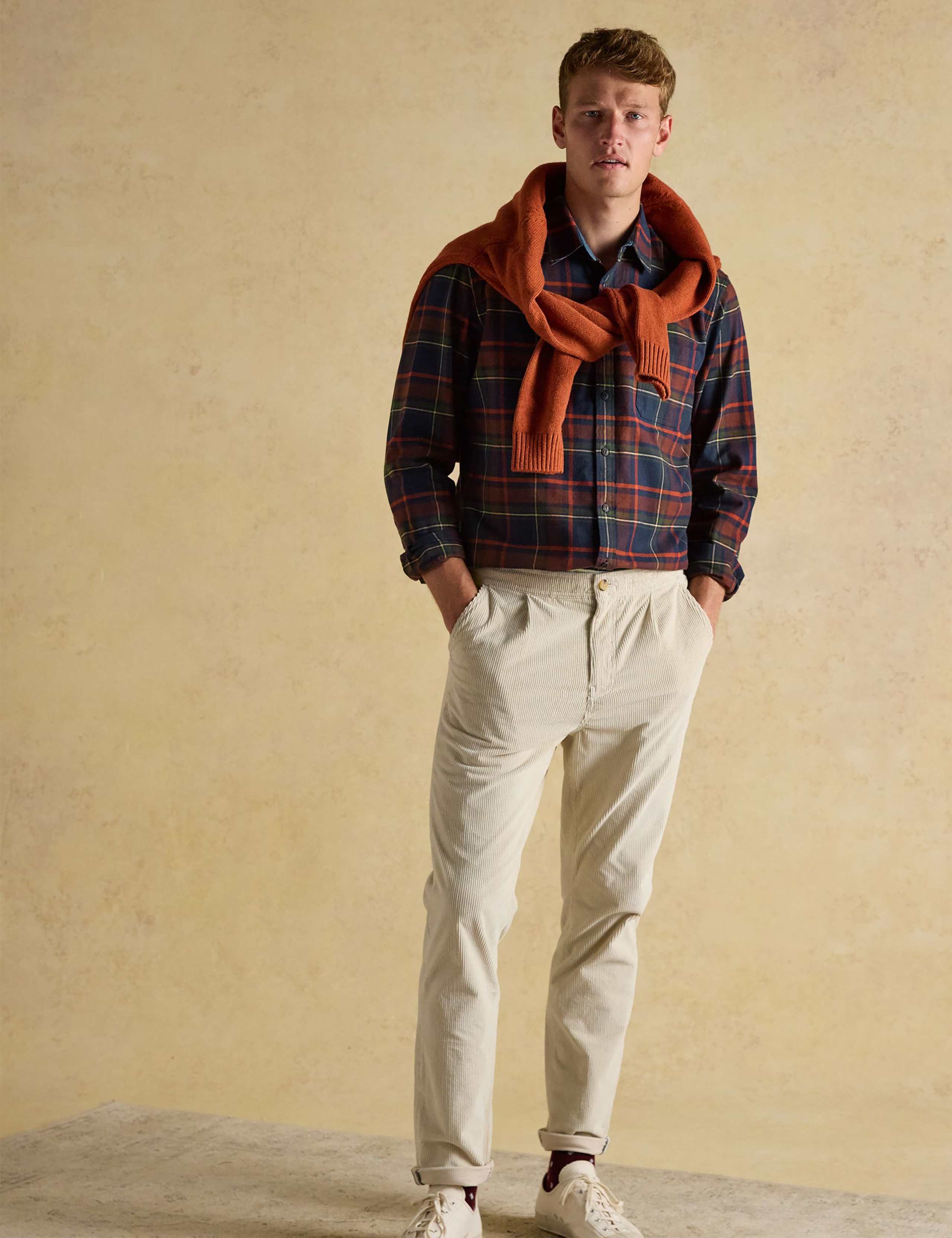 Pure Cotton Checked Flannel Shirt 3 of 6
