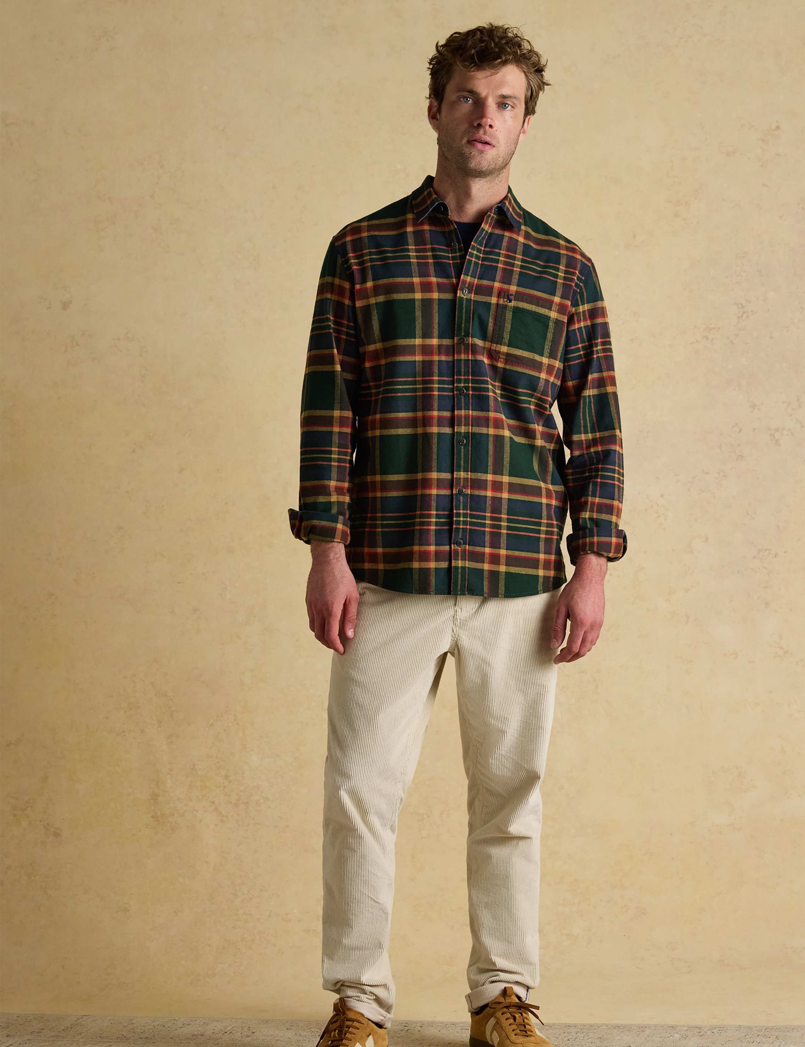 Pure Cotton Checked Flannel Shirt 3 of 6