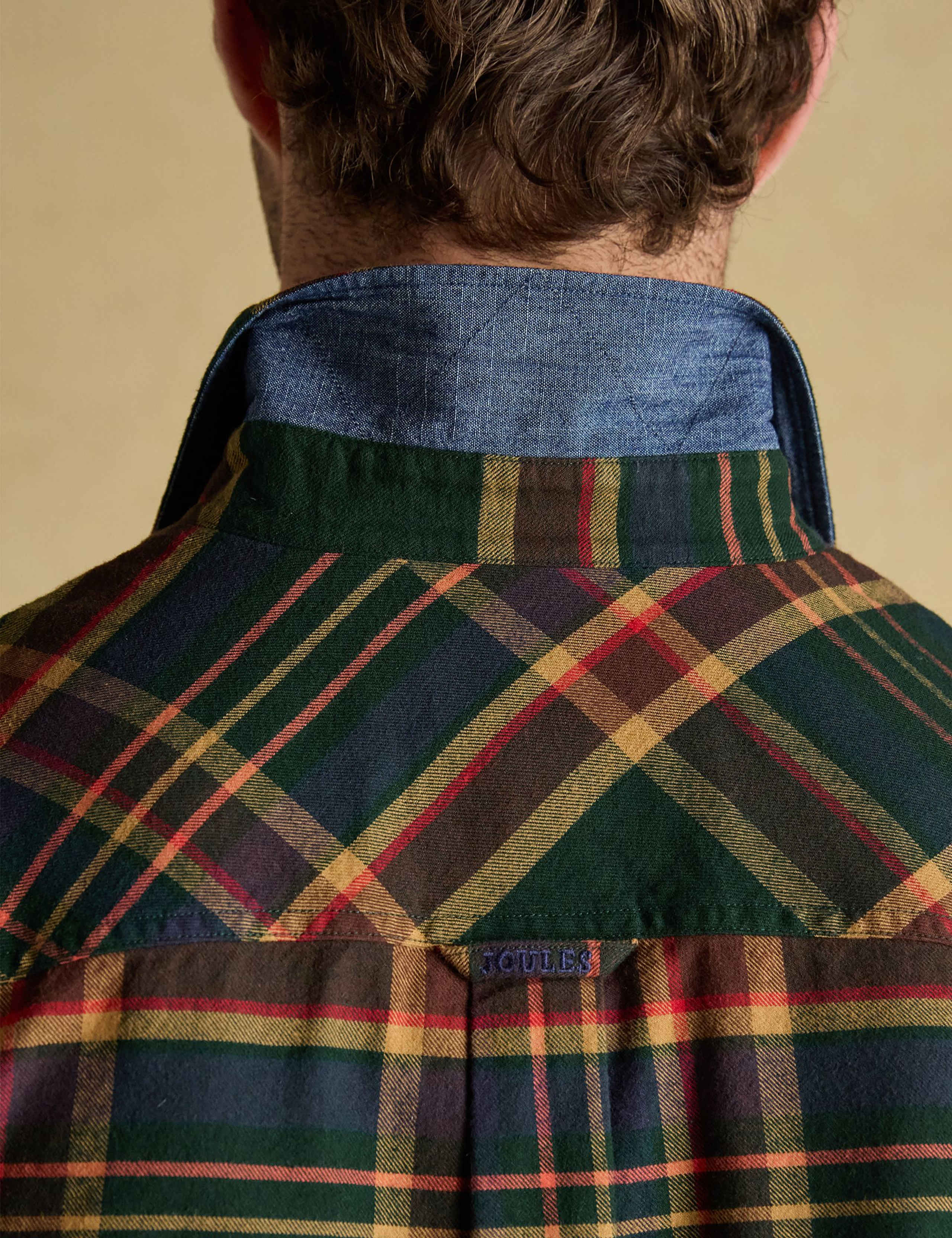 Pure Cotton Checked Flannel Shirt 4 of 6