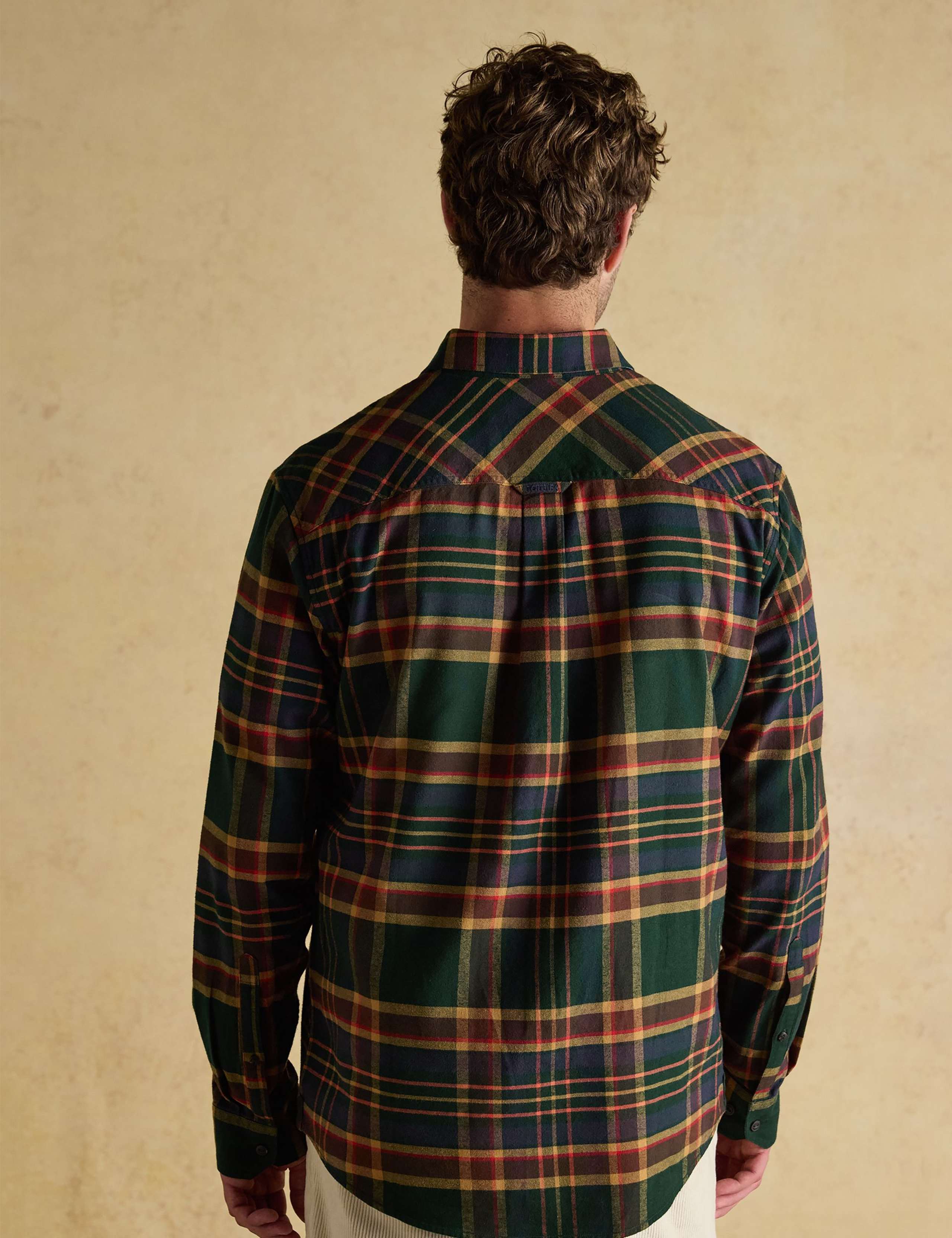 Pure Cotton Checked Flannel Shirt 5 of 6