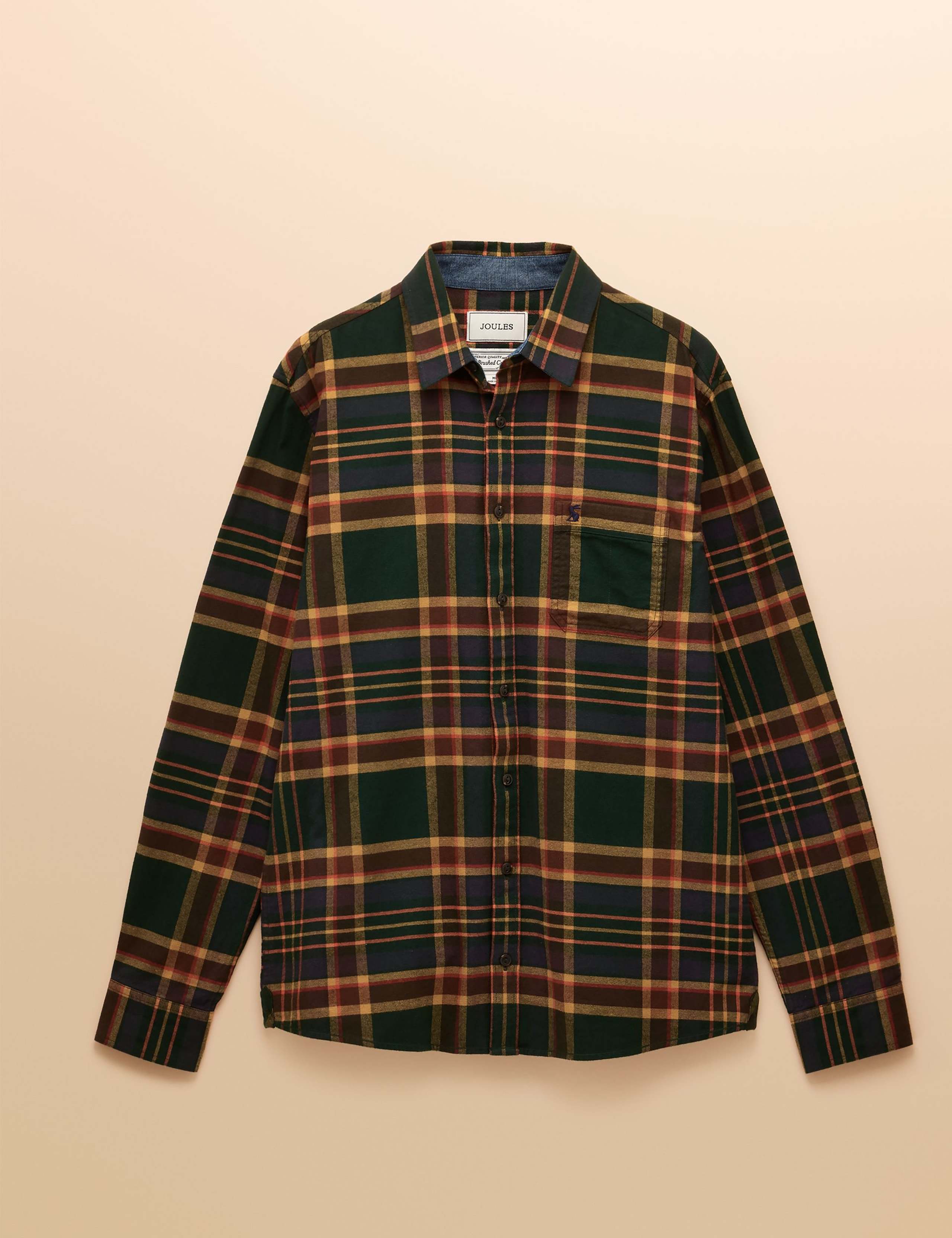 Pure Cotton Checked Flannel Shirt 2 of 6