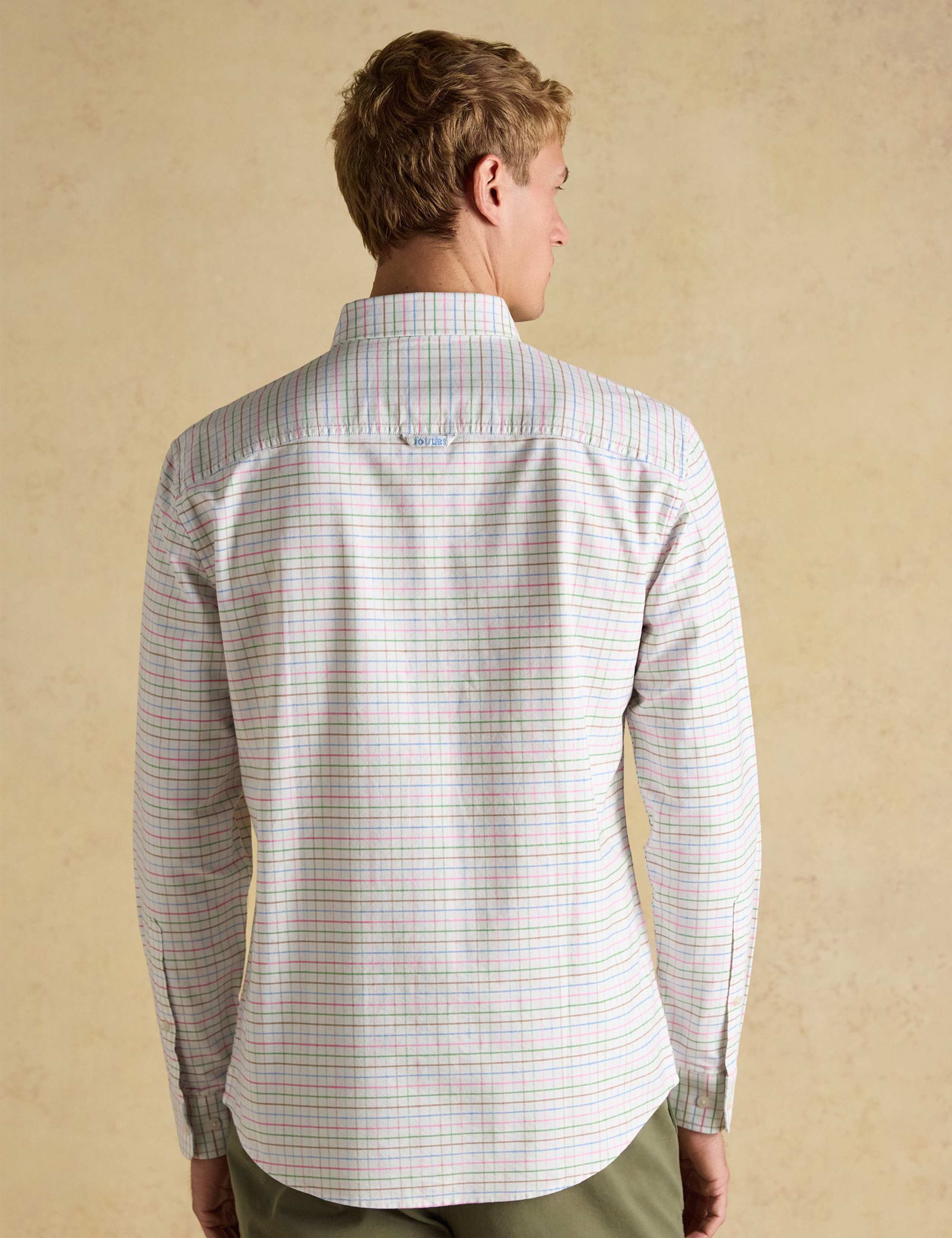 Pure Cotton Checked Oxford Shirt 4 of 11