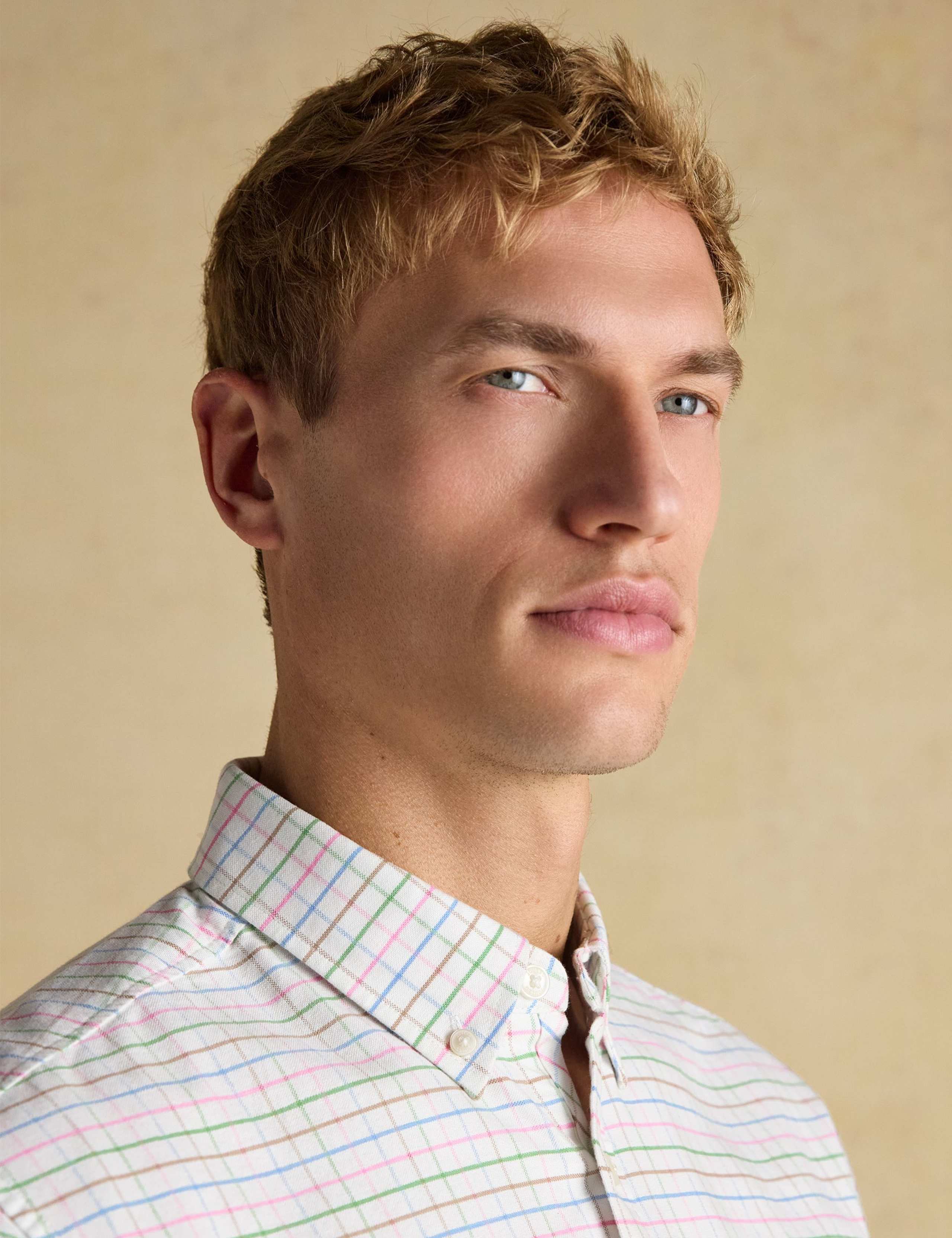 Pure Cotton Checked Oxford Shirt 5 of 11