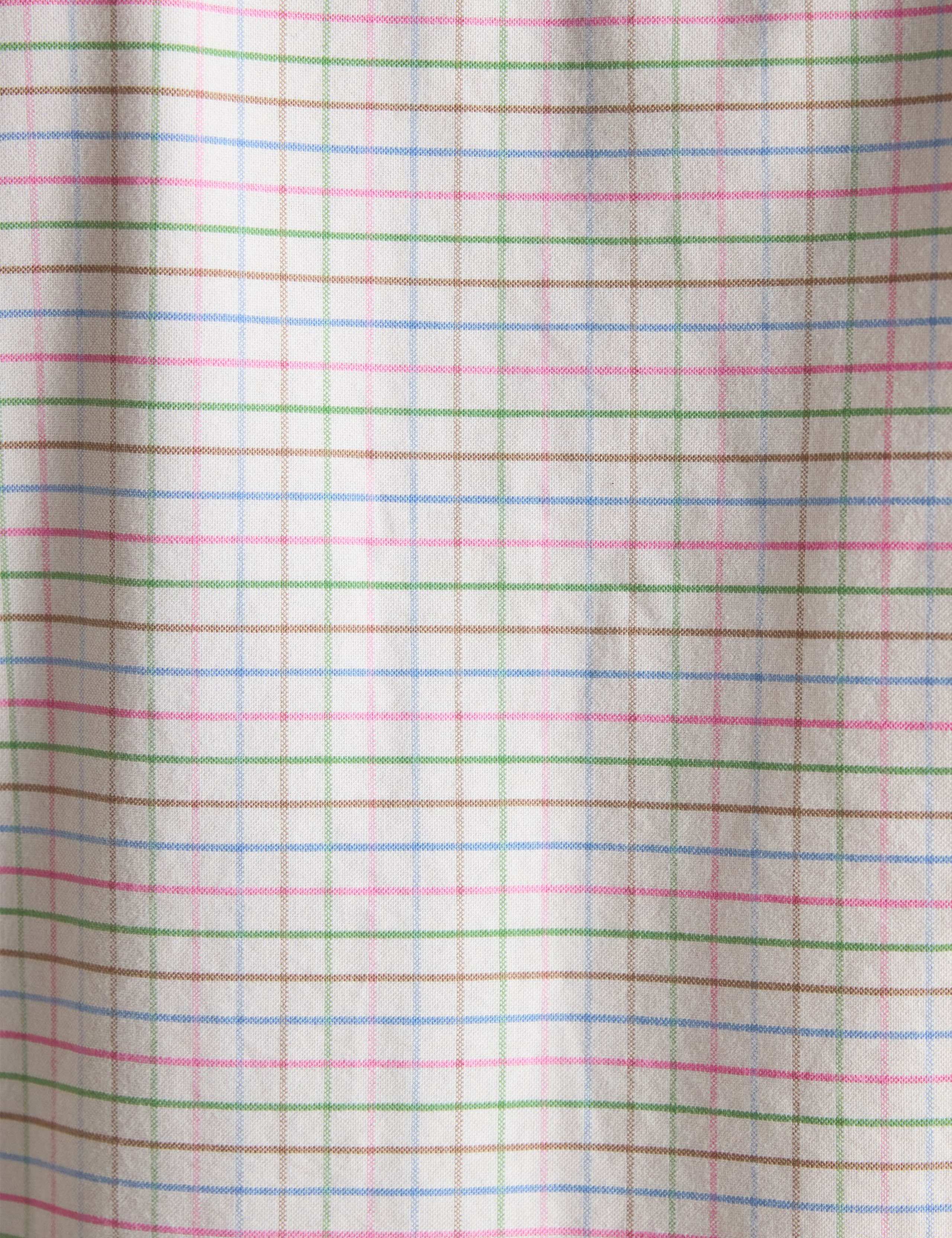 Pure Cotton Checked Oxford Shirt 11 of 11