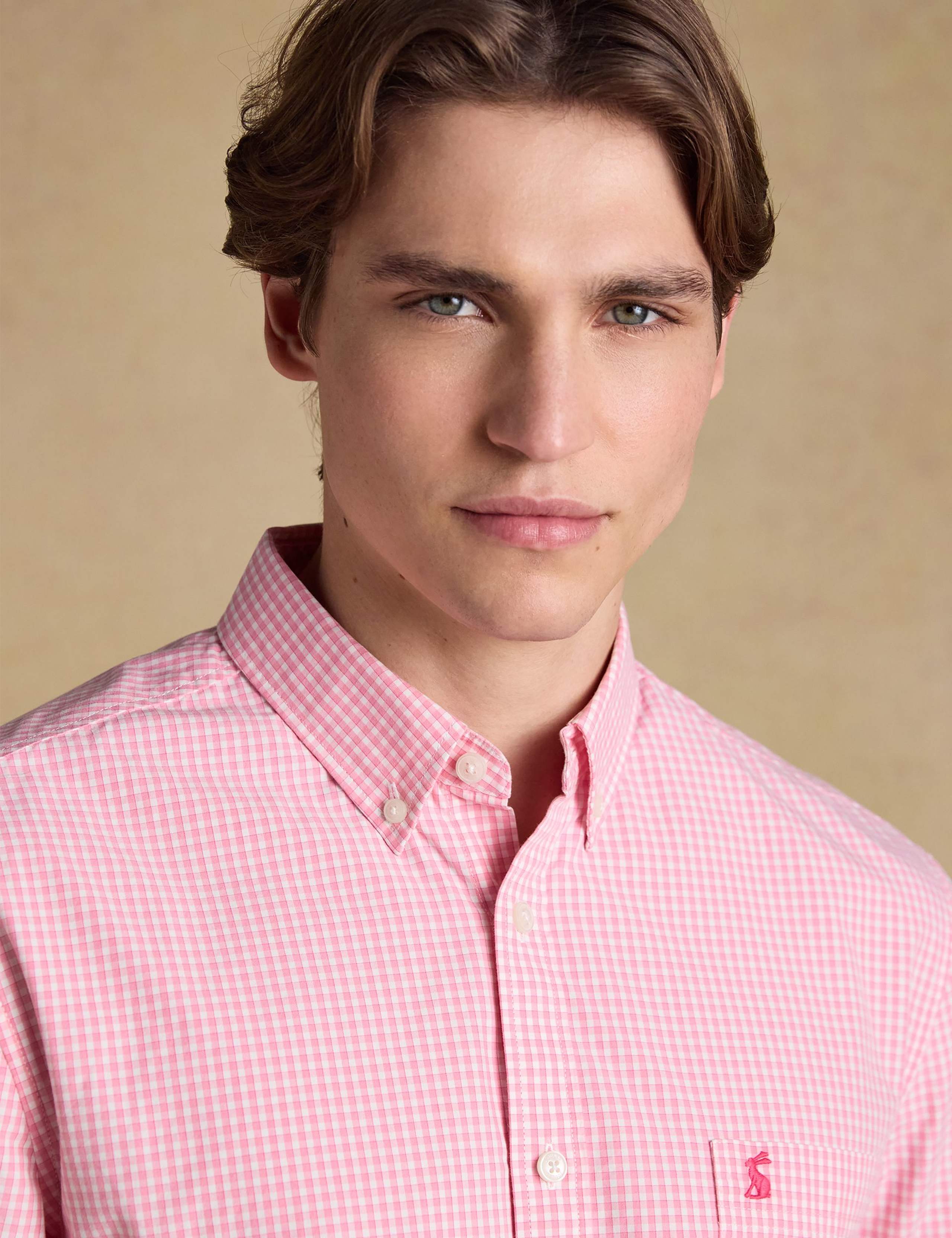 Pure Cotton Poplin Checked Oxford Shirt 4 of 7