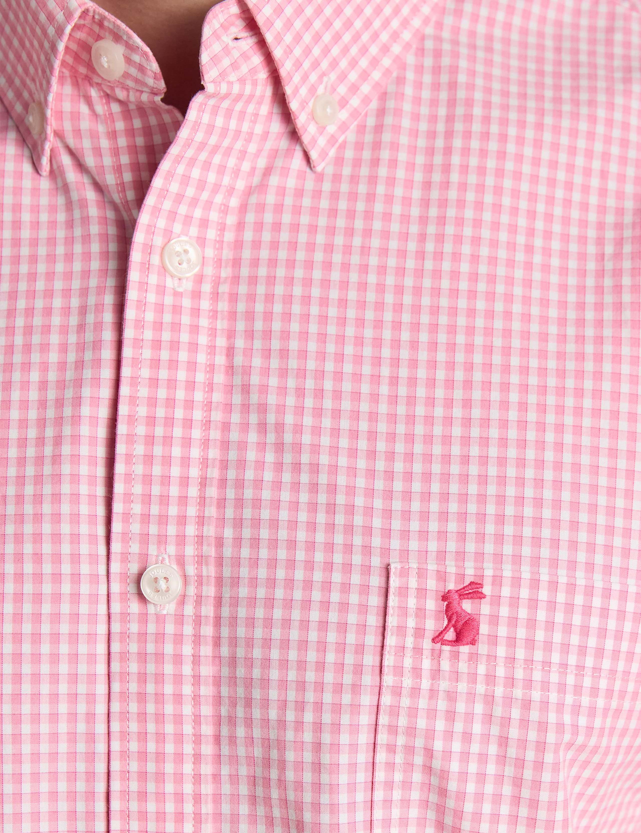Pure Cotton Poplin Checked Oxford Shirt 5 of 7