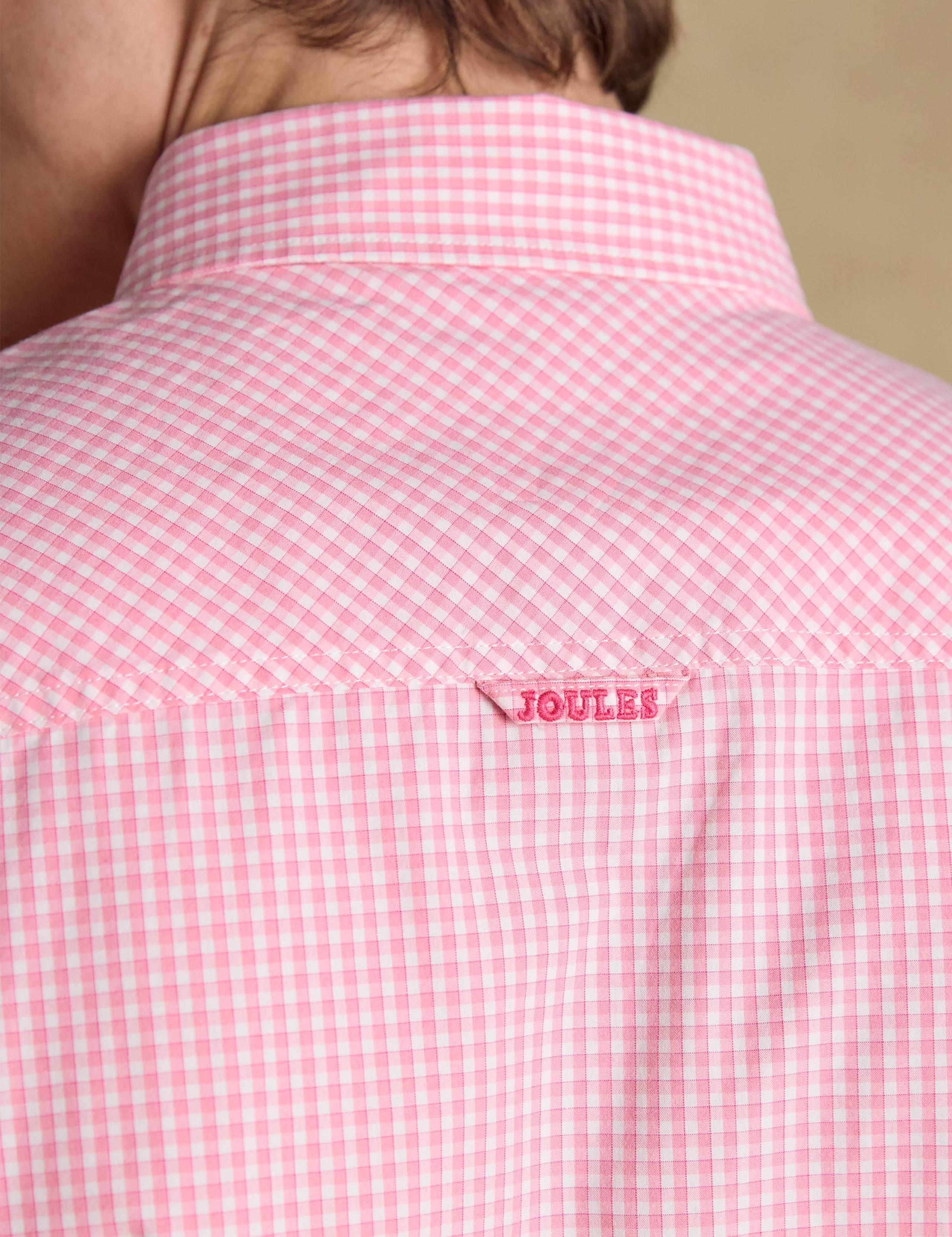 Pure Cotton Poplin Checked Oxford Shirt 7 of 7