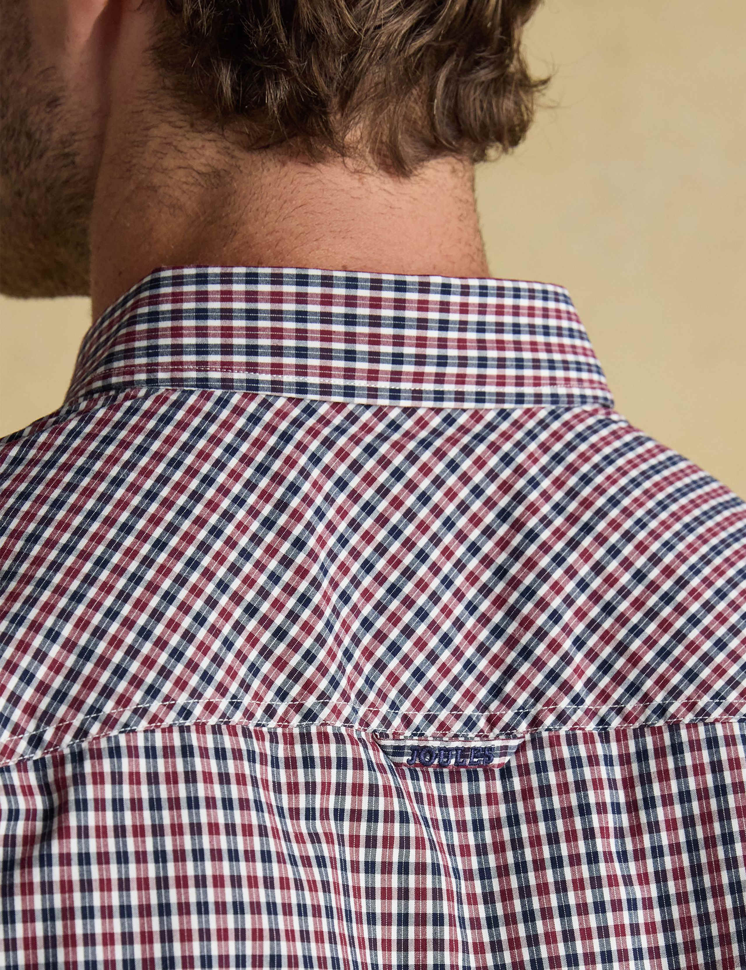 Pure Cotton Poplin Checked Oxford Shirt 4 of 8