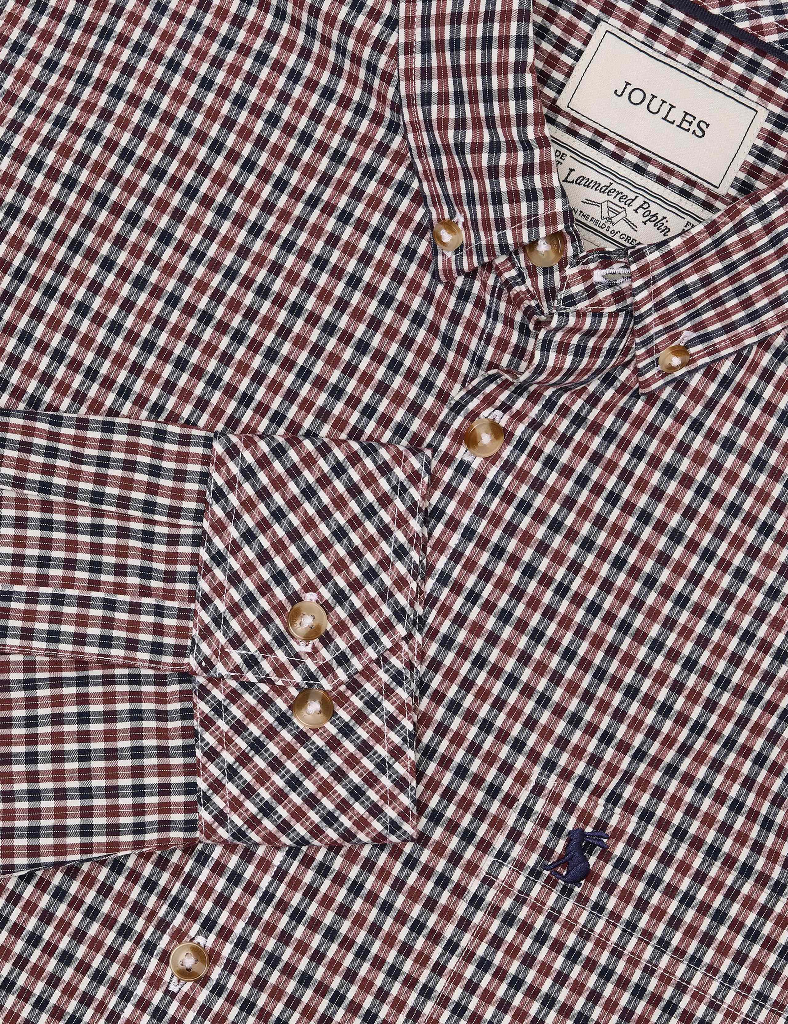 Pure Cotton Poplin Checked Oxford Shirt 7 of 8