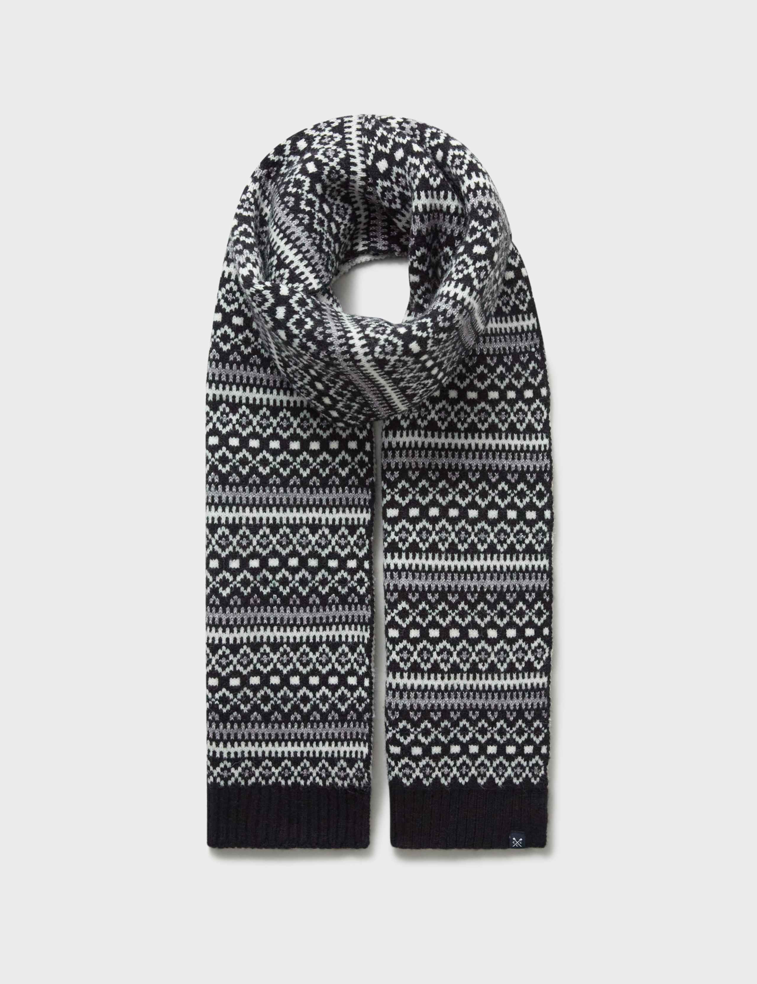 Knitted Fair Isle Scarf 2 of 2