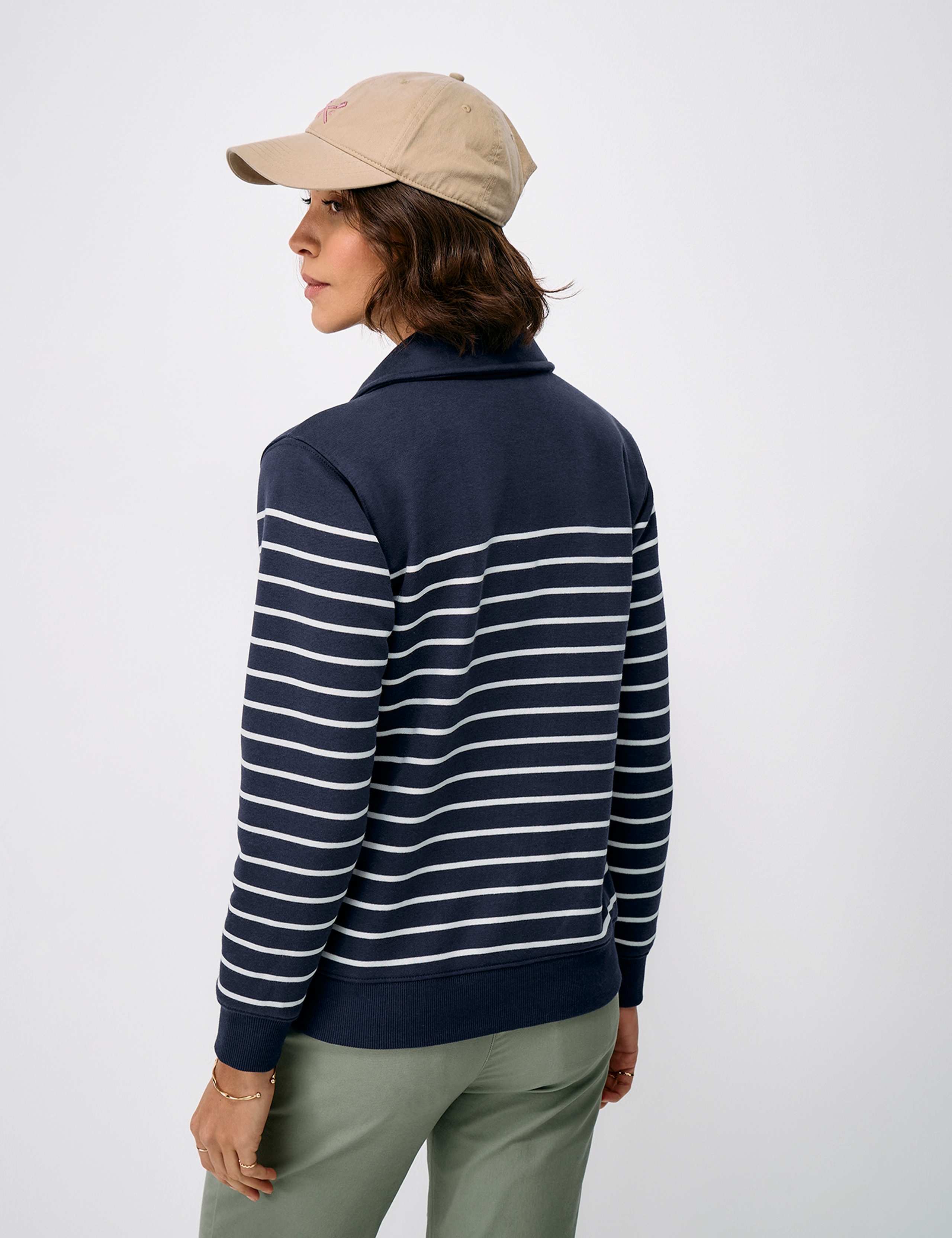 Cotton Rich Striped Sweatshirt 3 of 5
