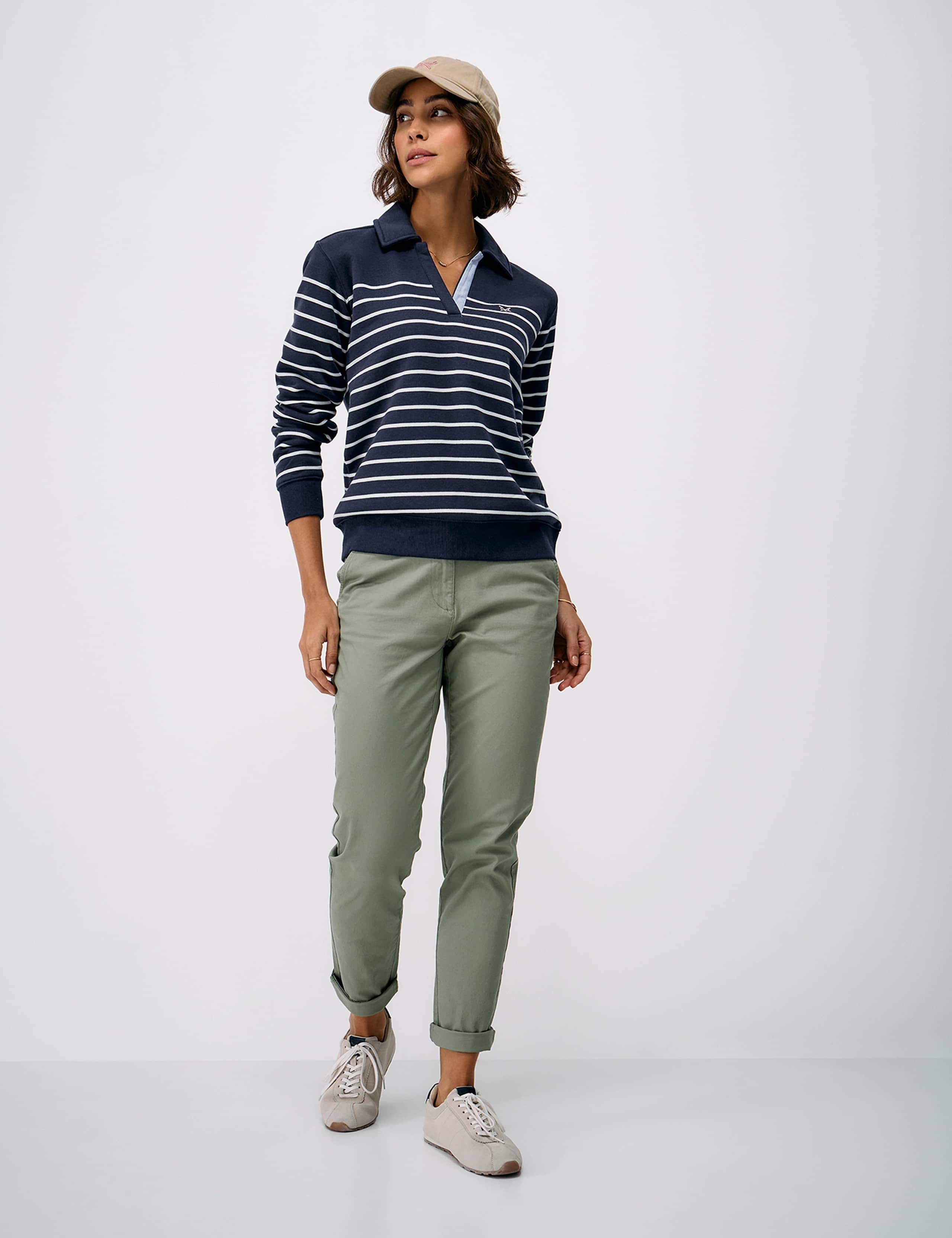 Cotton Rich Striped Sweatshirt 4 of 5