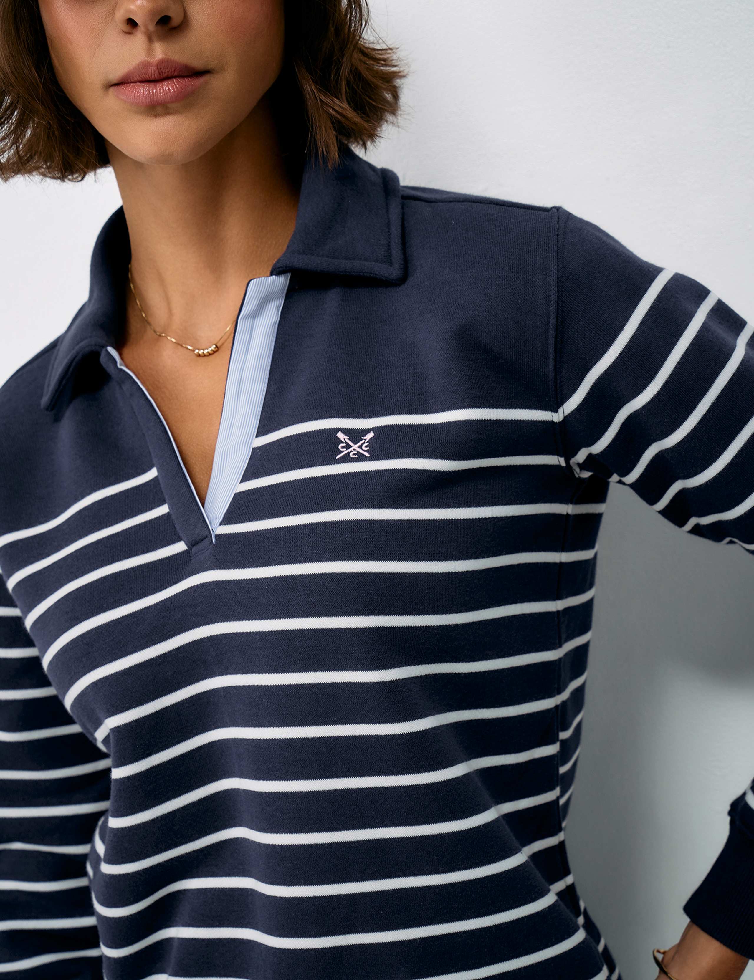 Cotton Rich Striped Sweatshirt 5 of 5