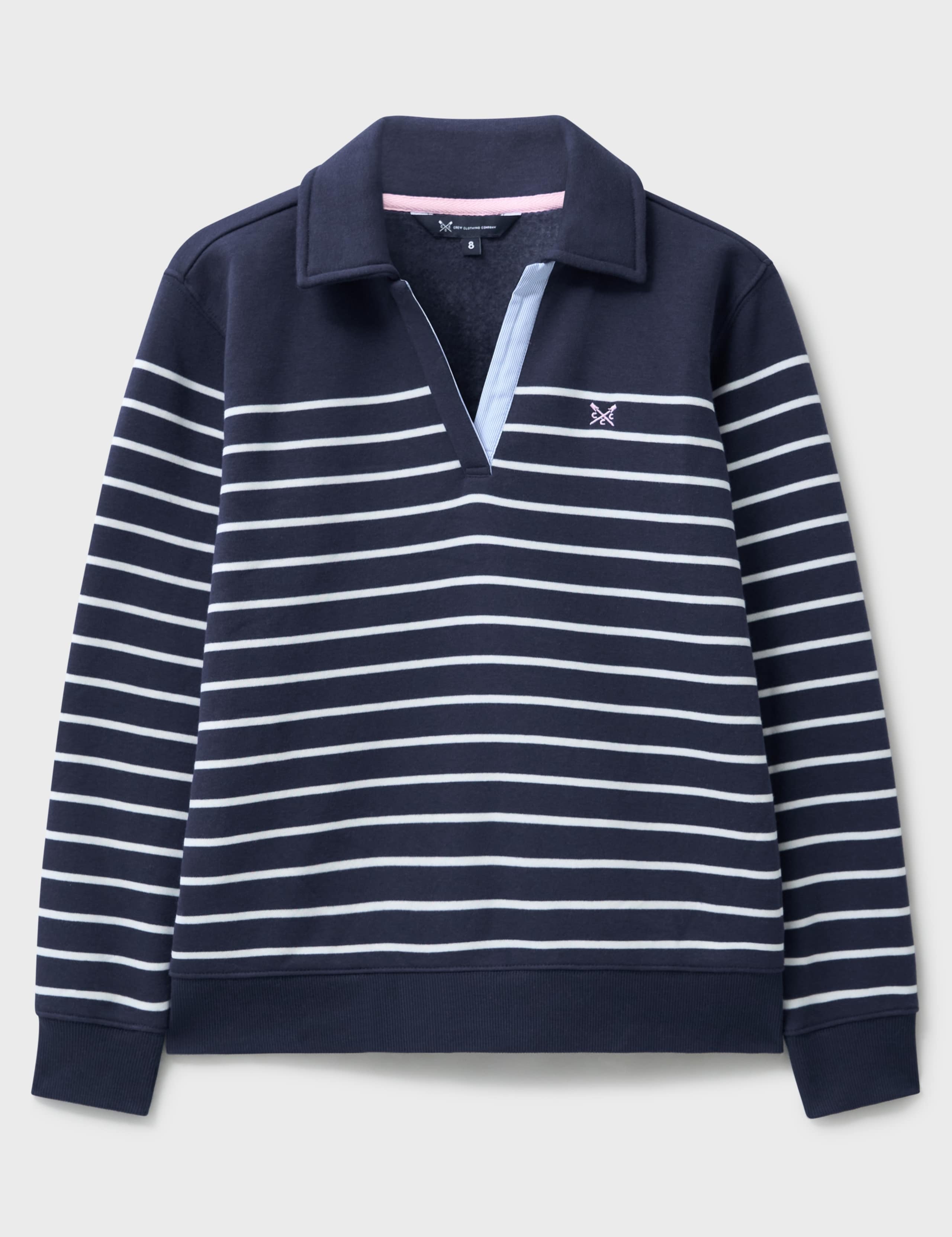 Cotton Rich Striped Sweatshirt 2 of 5