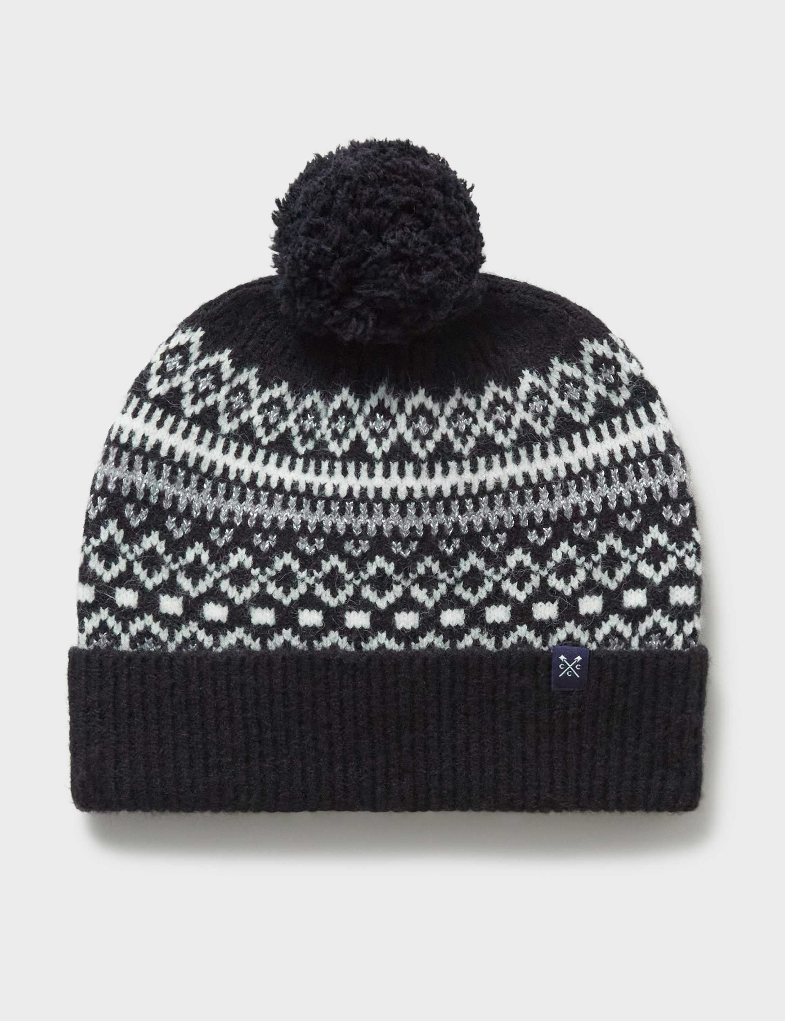 Fair Isle Turn Up Beanie 2 of 2