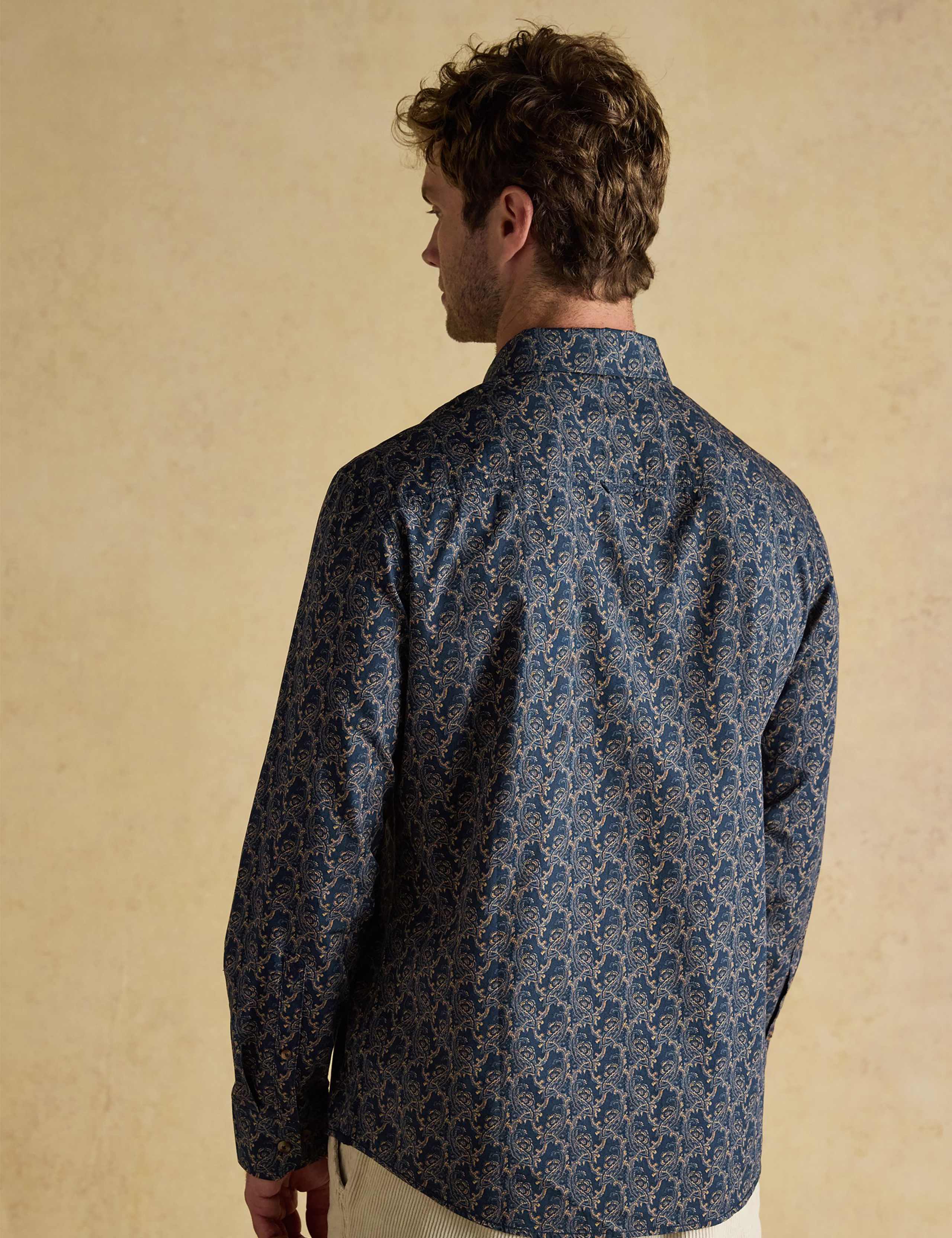 Regular Fit Pure Cotton Printed Shirt 3 of 6