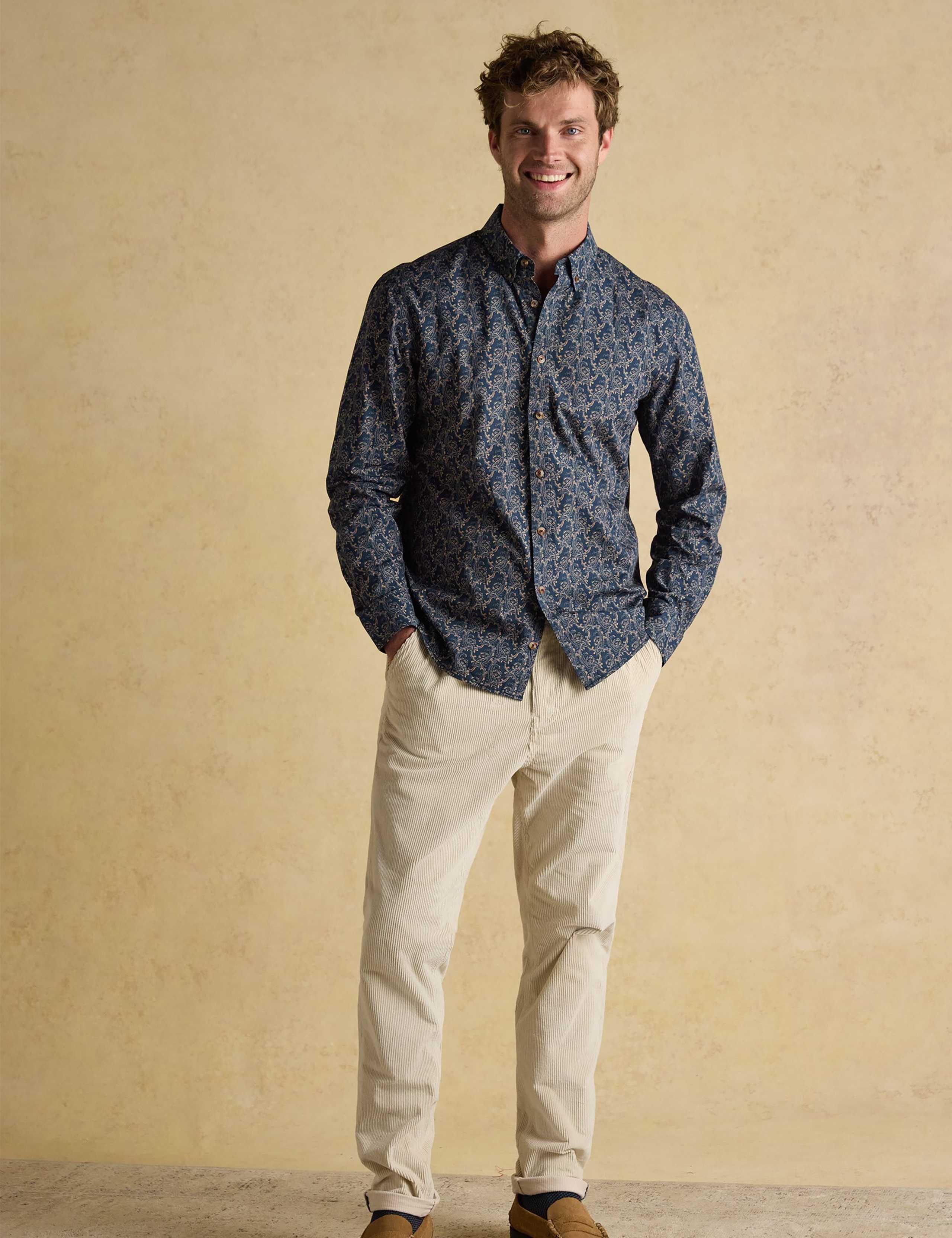 Regular Fit Pure Cotton Printed Shirt 4 of 6