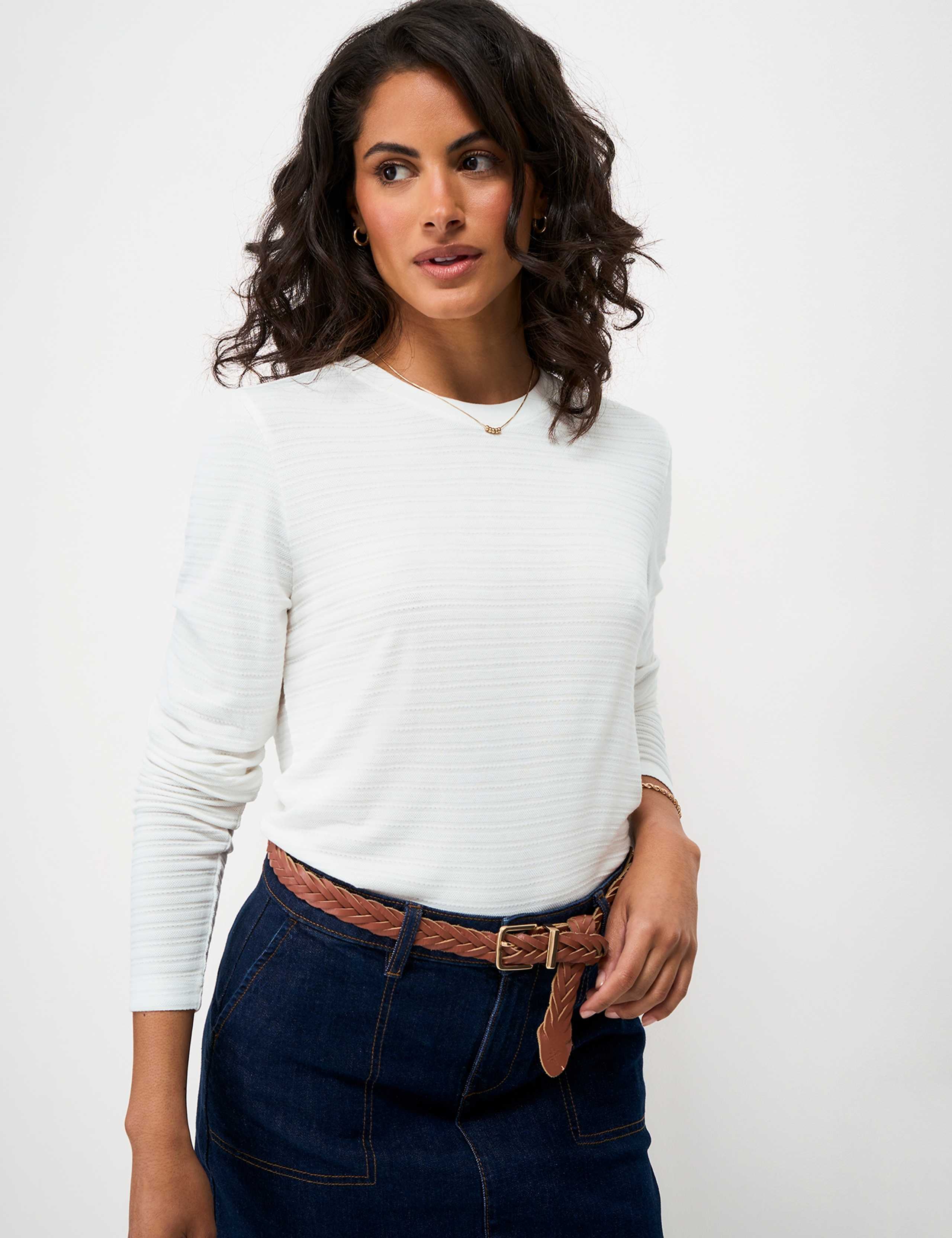 Textured Striped Top 1 of 5