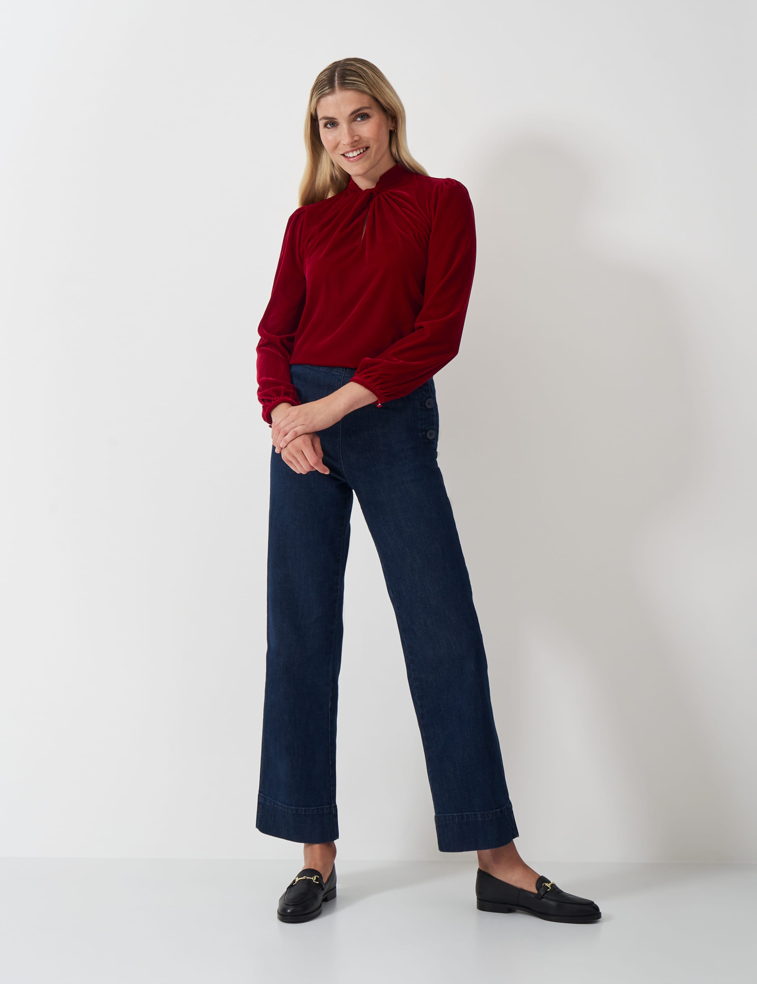 Velvet Twist Front Top 2 of 4