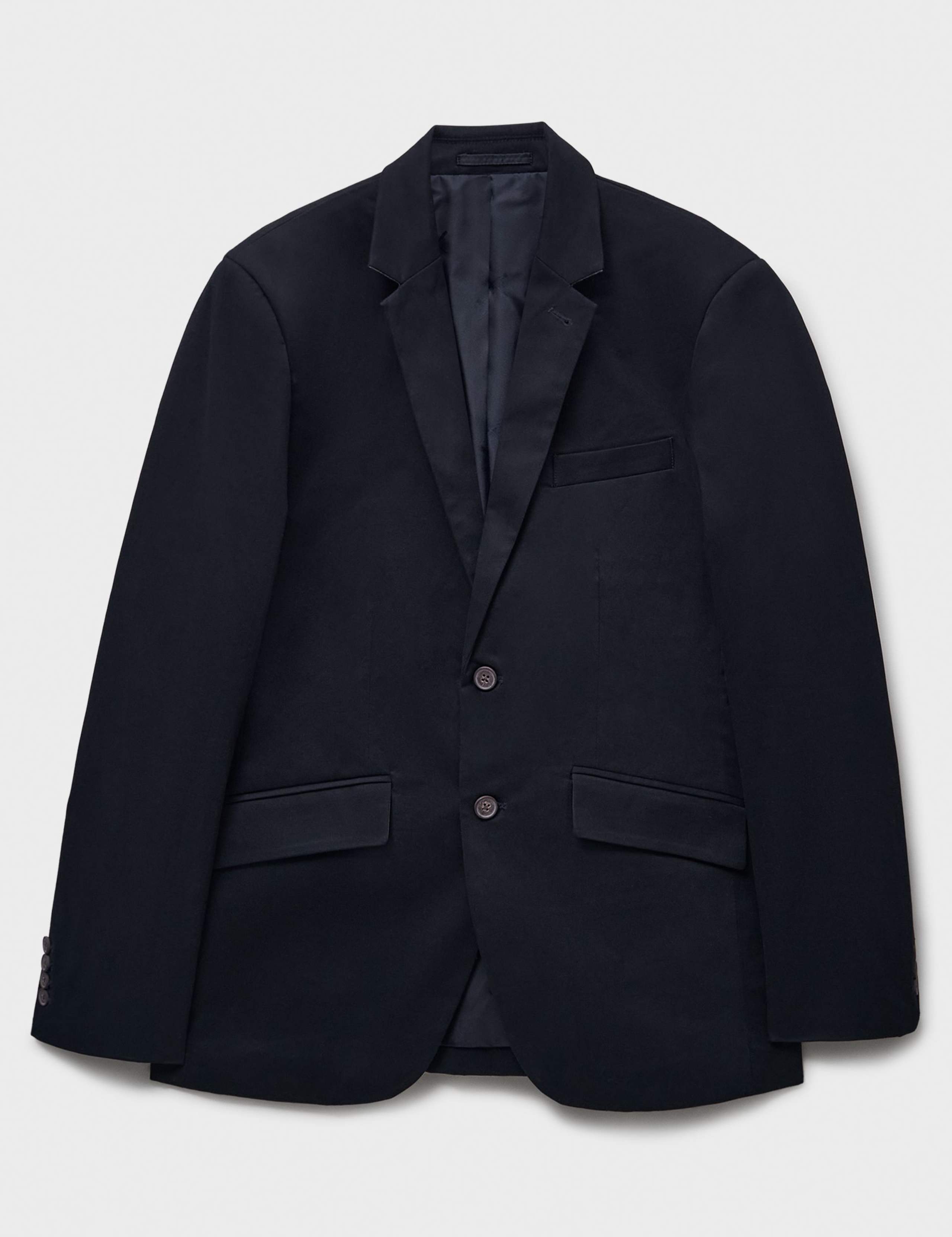 Regular Fit Cotton Rich Blazer 2 of 5