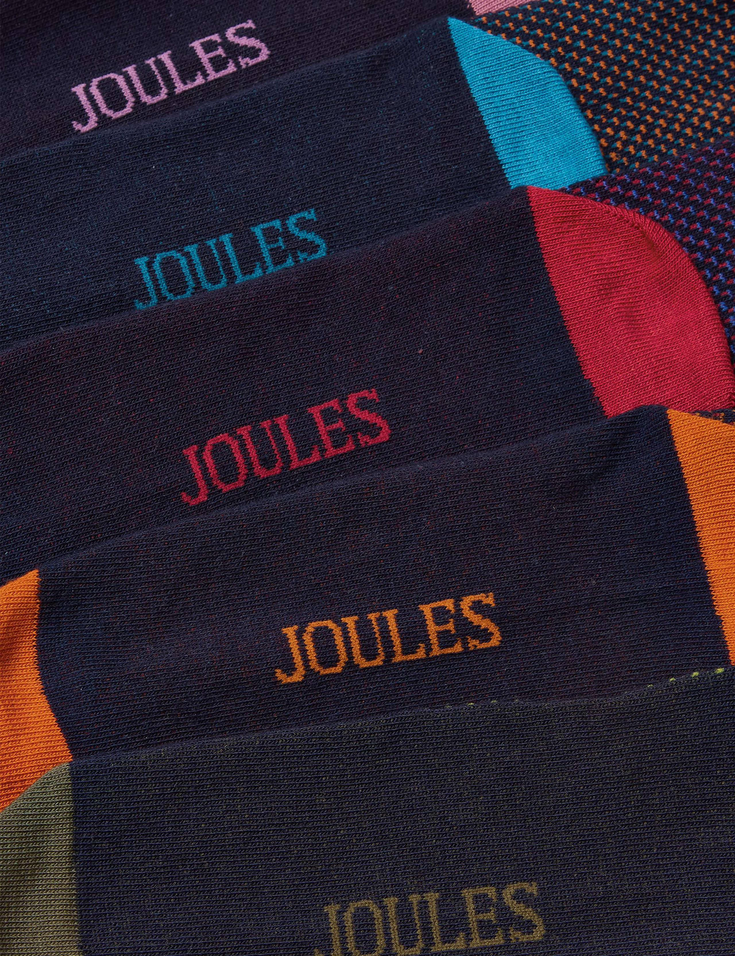 5 Pack Striped Cotton Rich Socks 3 of 3