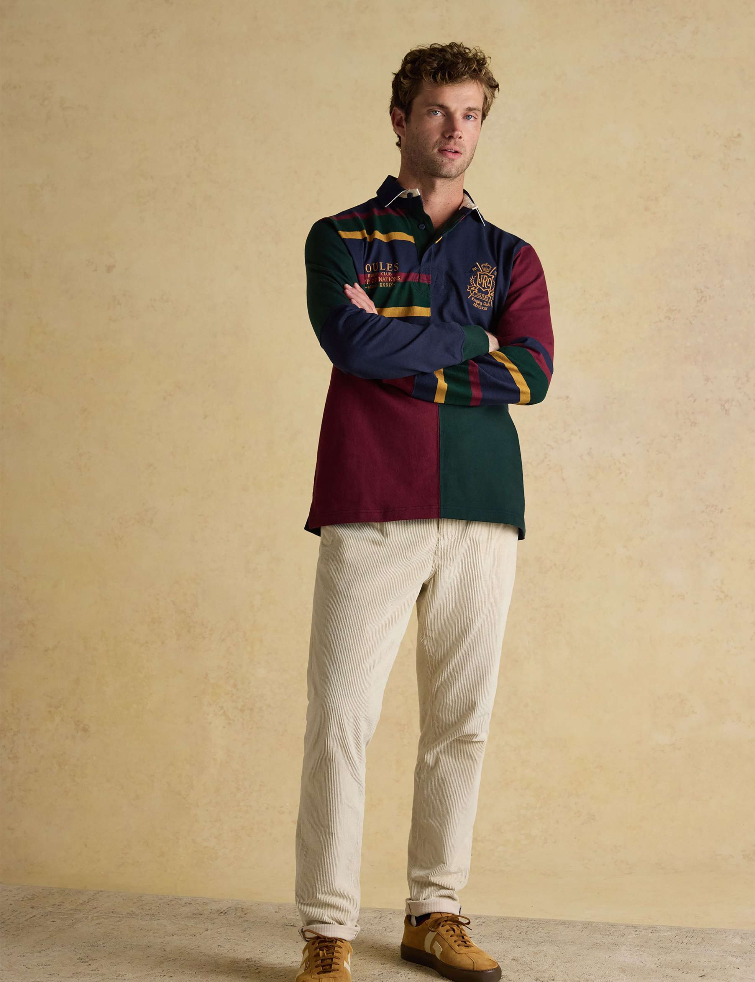 Pure Cotton Harlequin Rugby Shirt 3 of 10