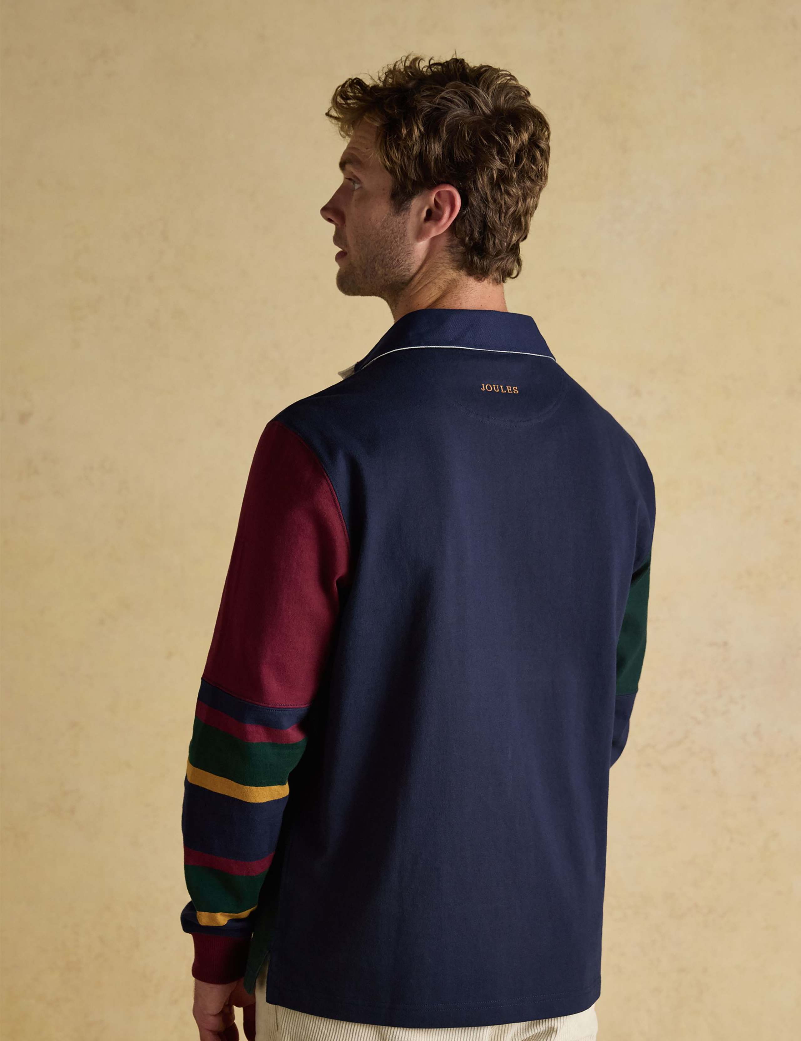 Pure Cotton Harlequin Rugby Shirt 4 of 10