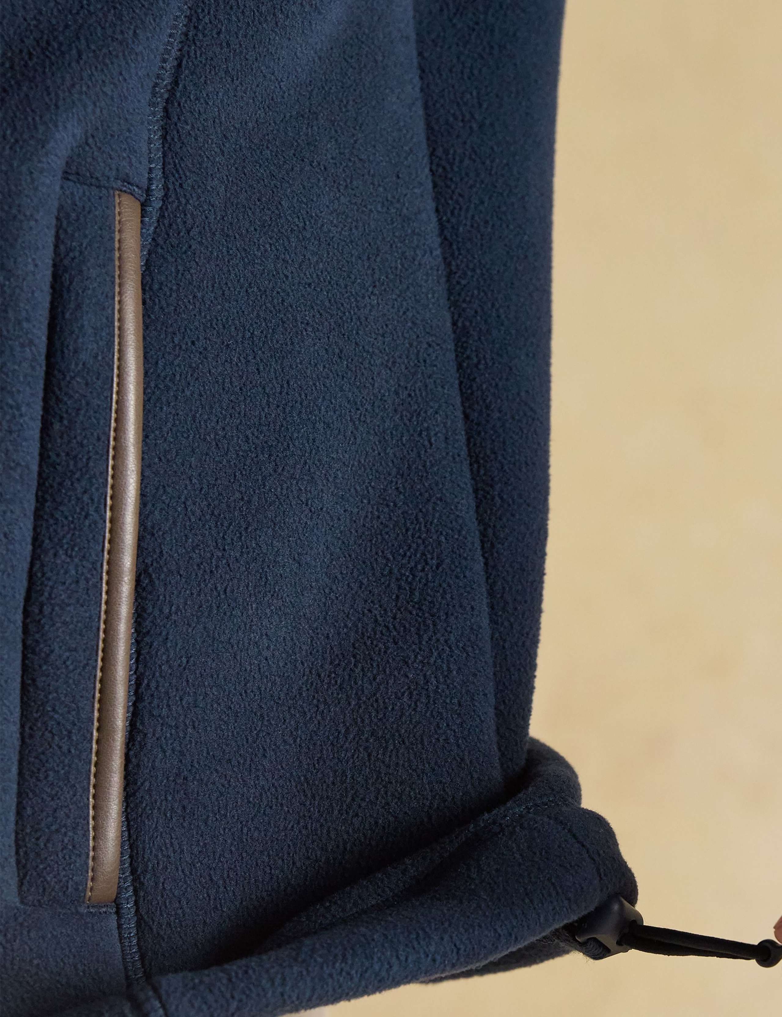 Fleece Funnel Neck Half Zip Sweatshirt 4 of 9