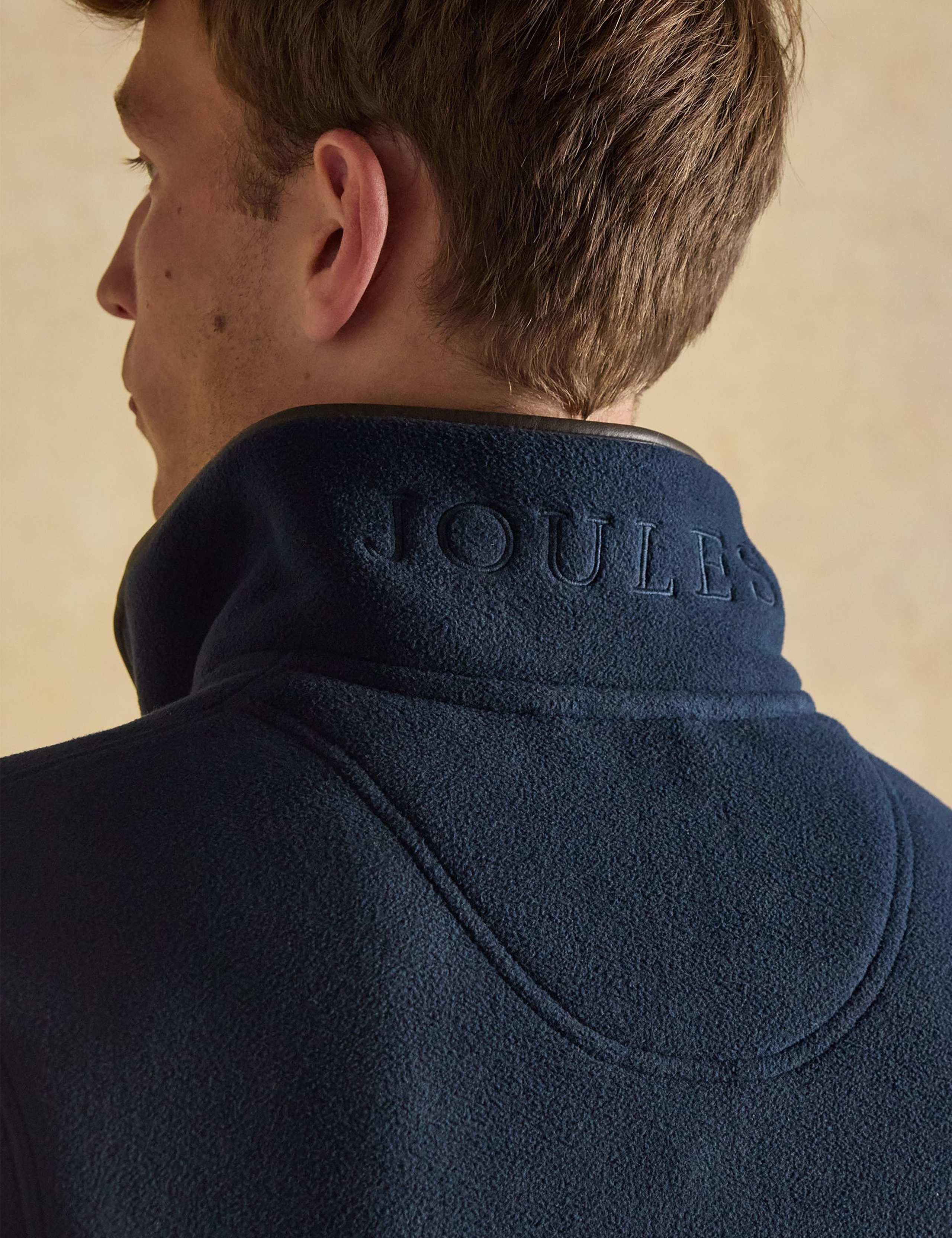 Fleece Funnel Neck Half Zip Sweatshirt 6 of 9