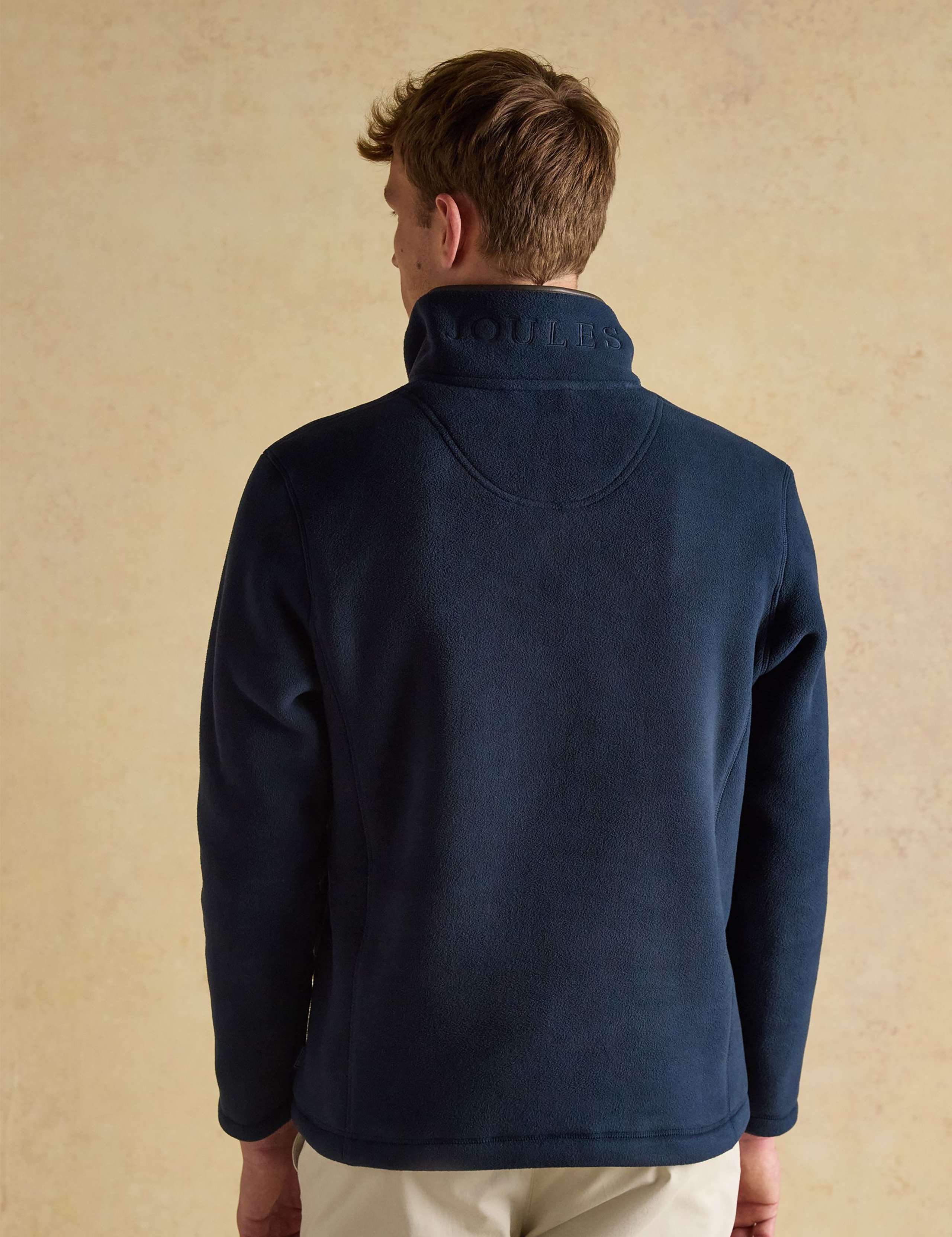 Fleece Funnel Neck Half Zip Sweatshirt 7 of 9