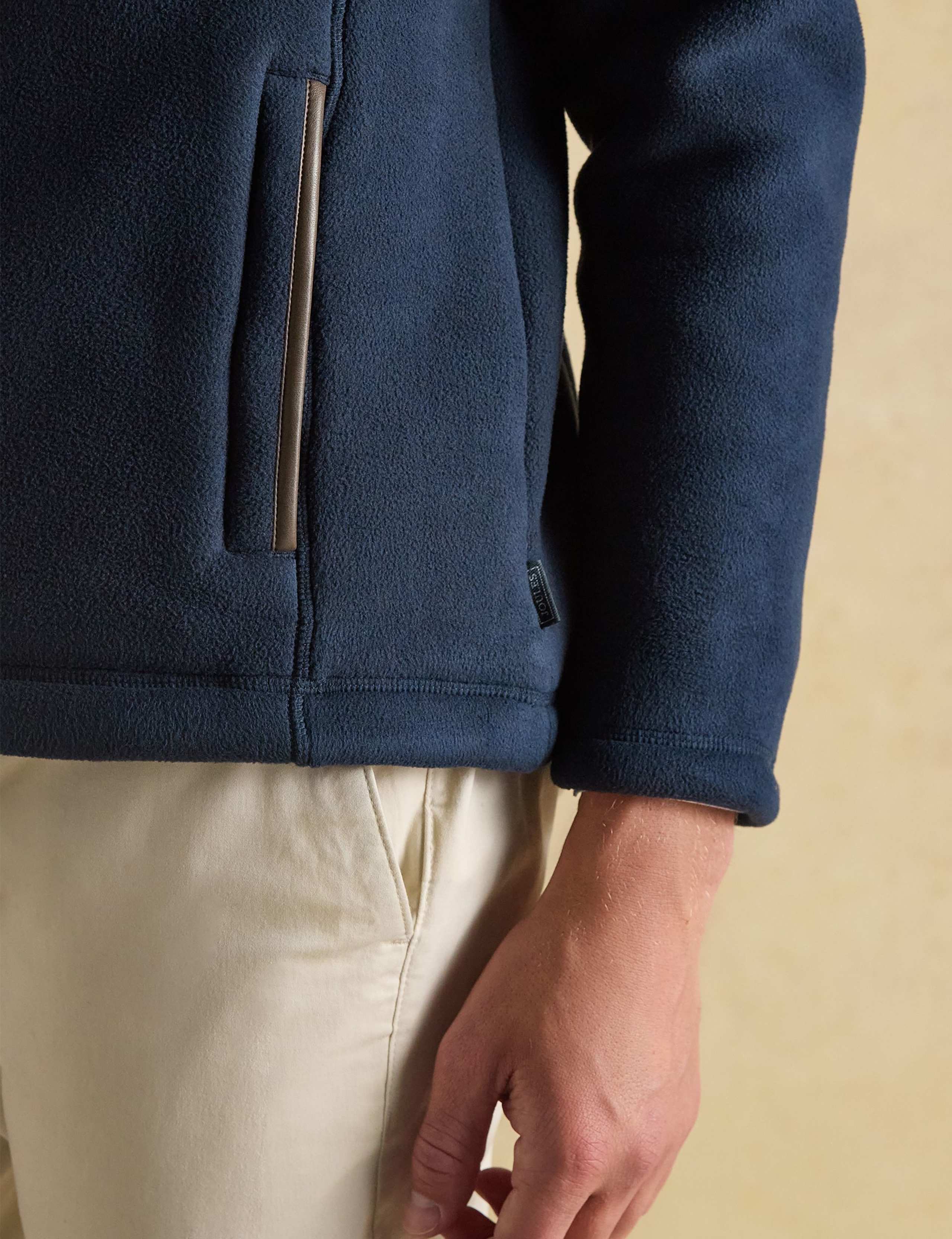 Fleece Funnel Neck Half Zip Sweatshirt 9 of 9