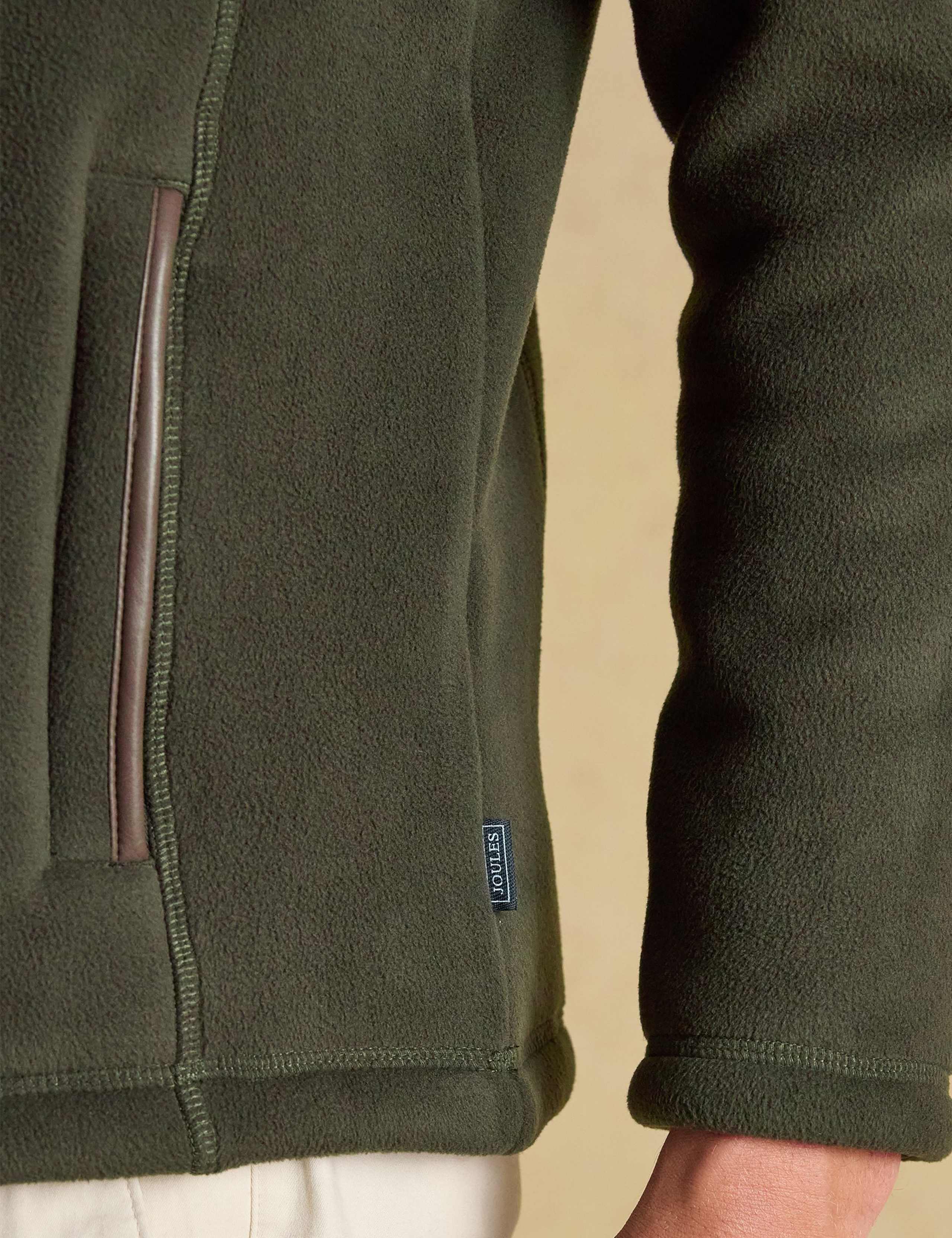 Fleece Funnel Neck Half Zip Sweatshirt 2 of 8