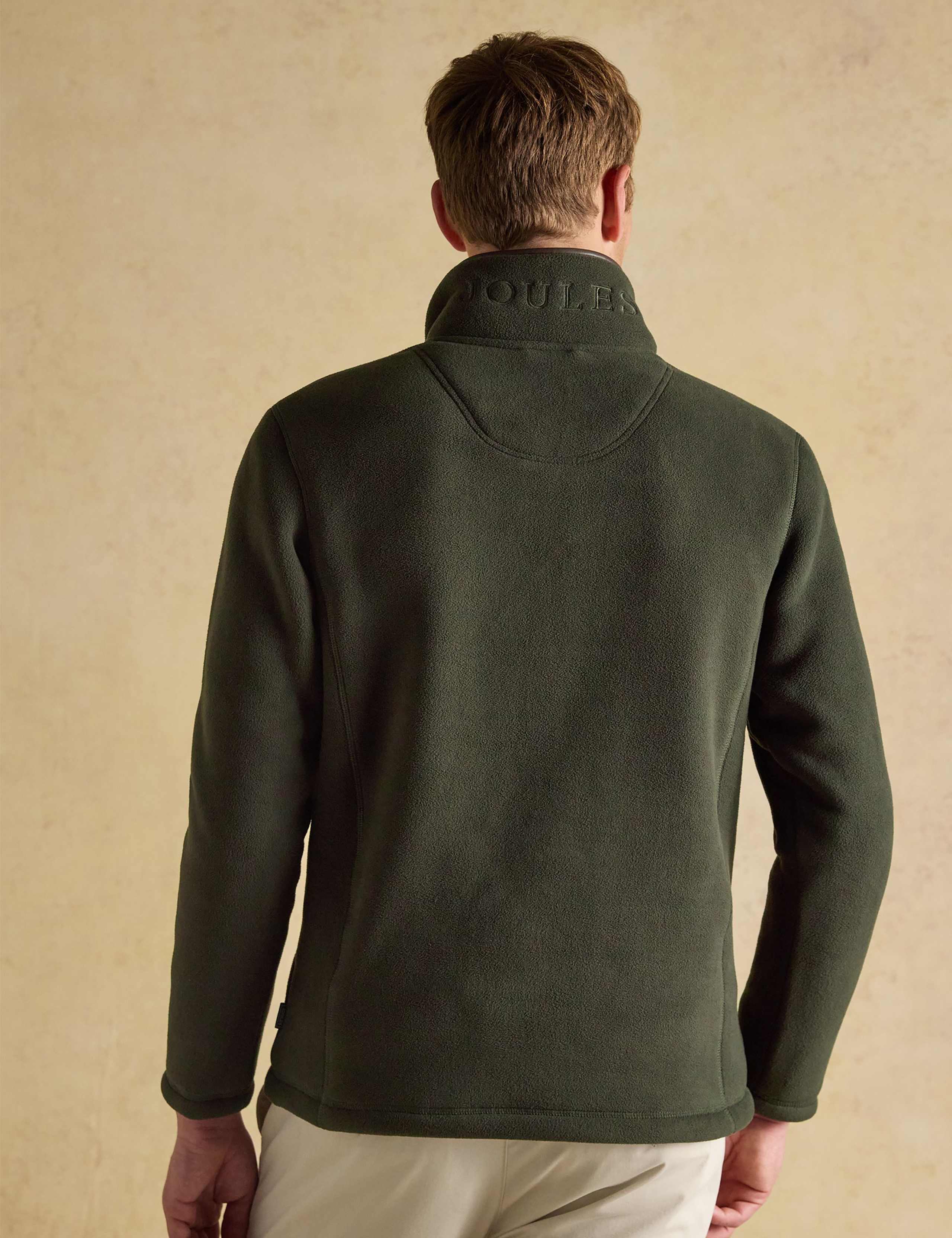 Fleece Funnel Neck Half Zip Sweatshirt 5 of 8