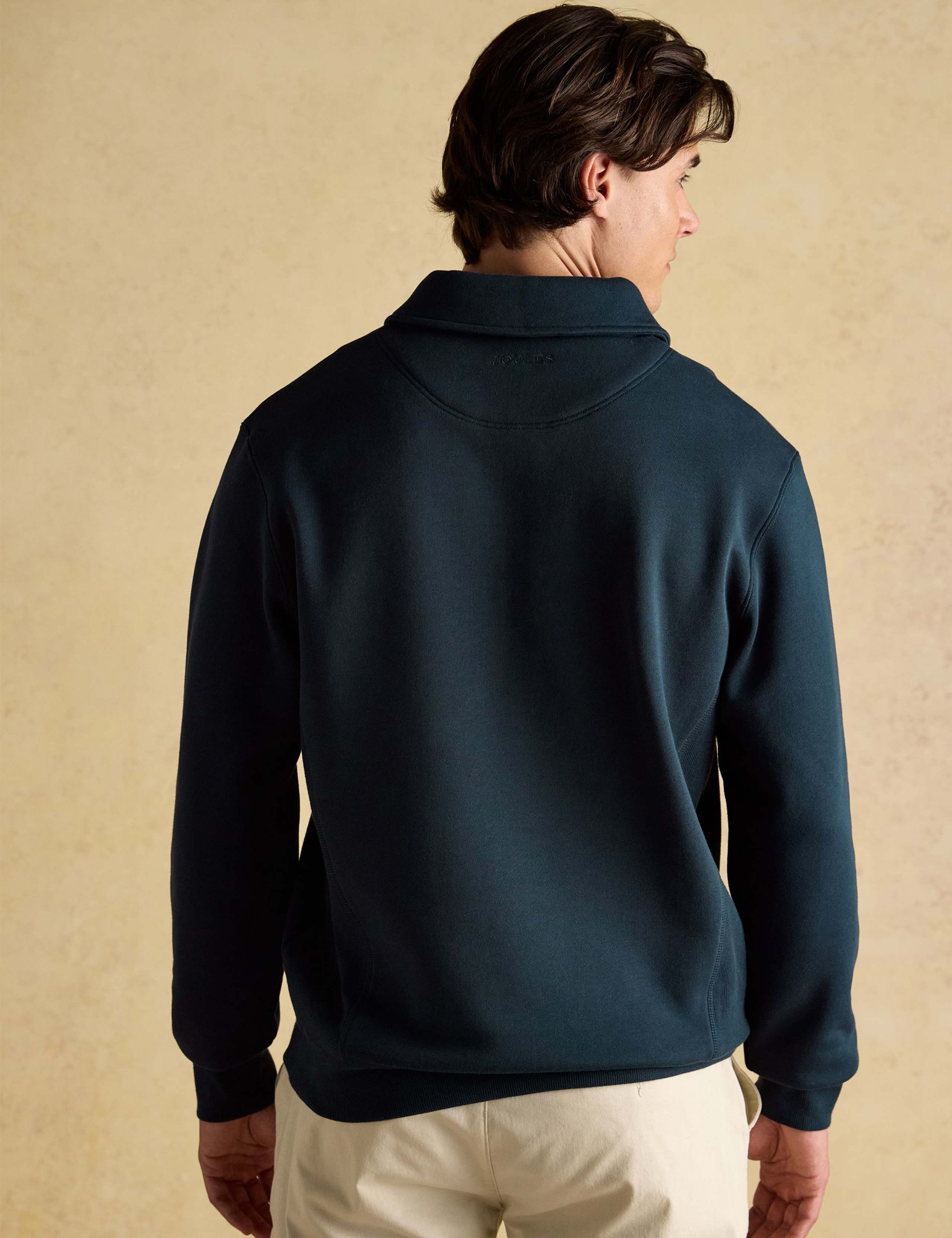 Cotton Rich Half Zip Collared Sweatshirt 7 of 8