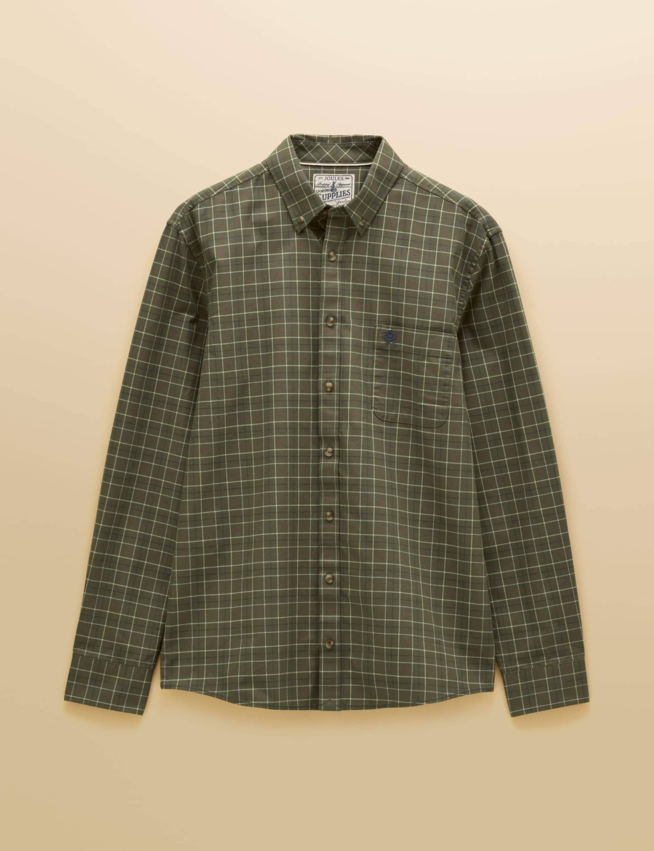 Regular Fit Pure Cotton Checked Oxford Shirt 4 of 11