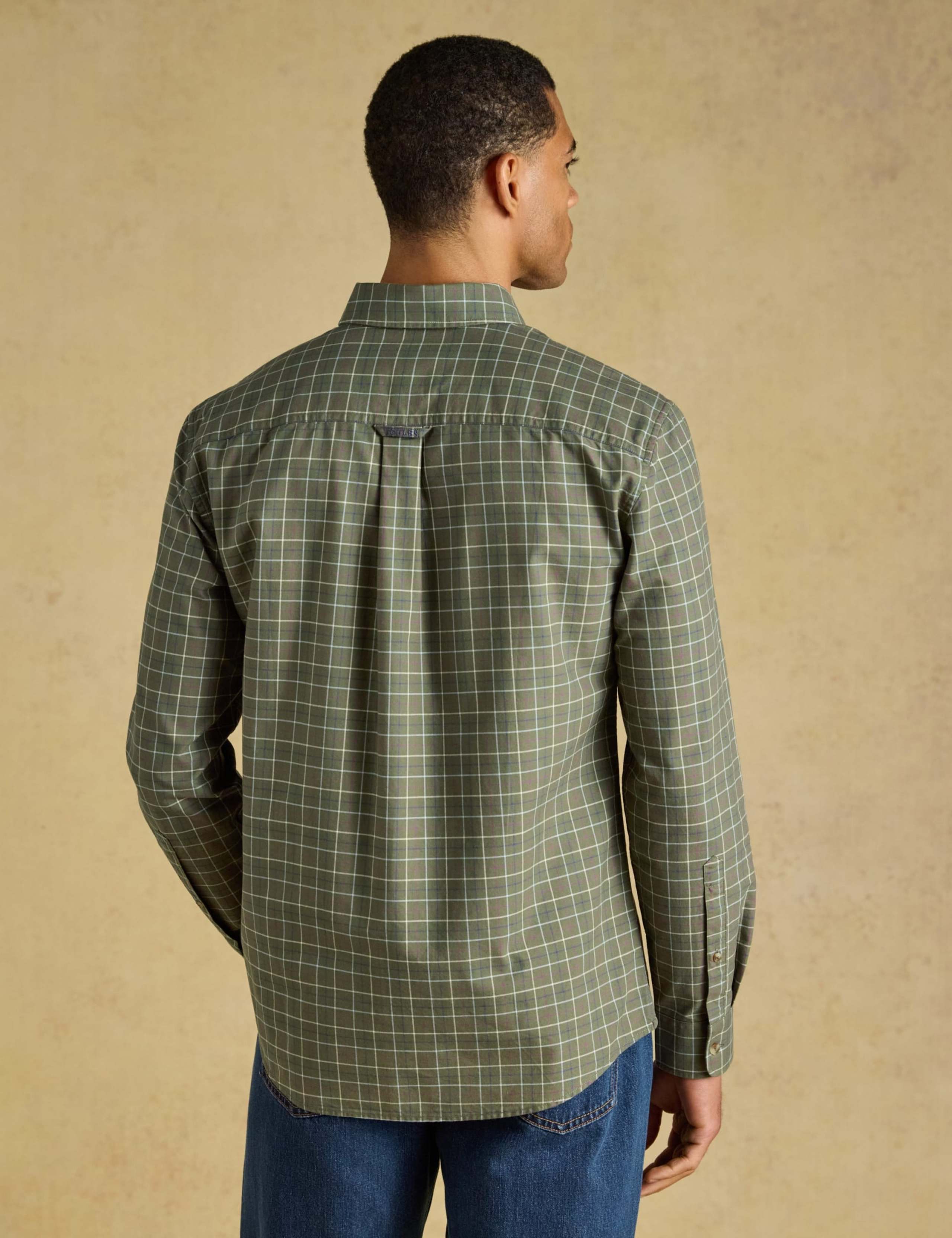 Regular Fit Pure Cotton Checked Oxford Shirt 10 of 11