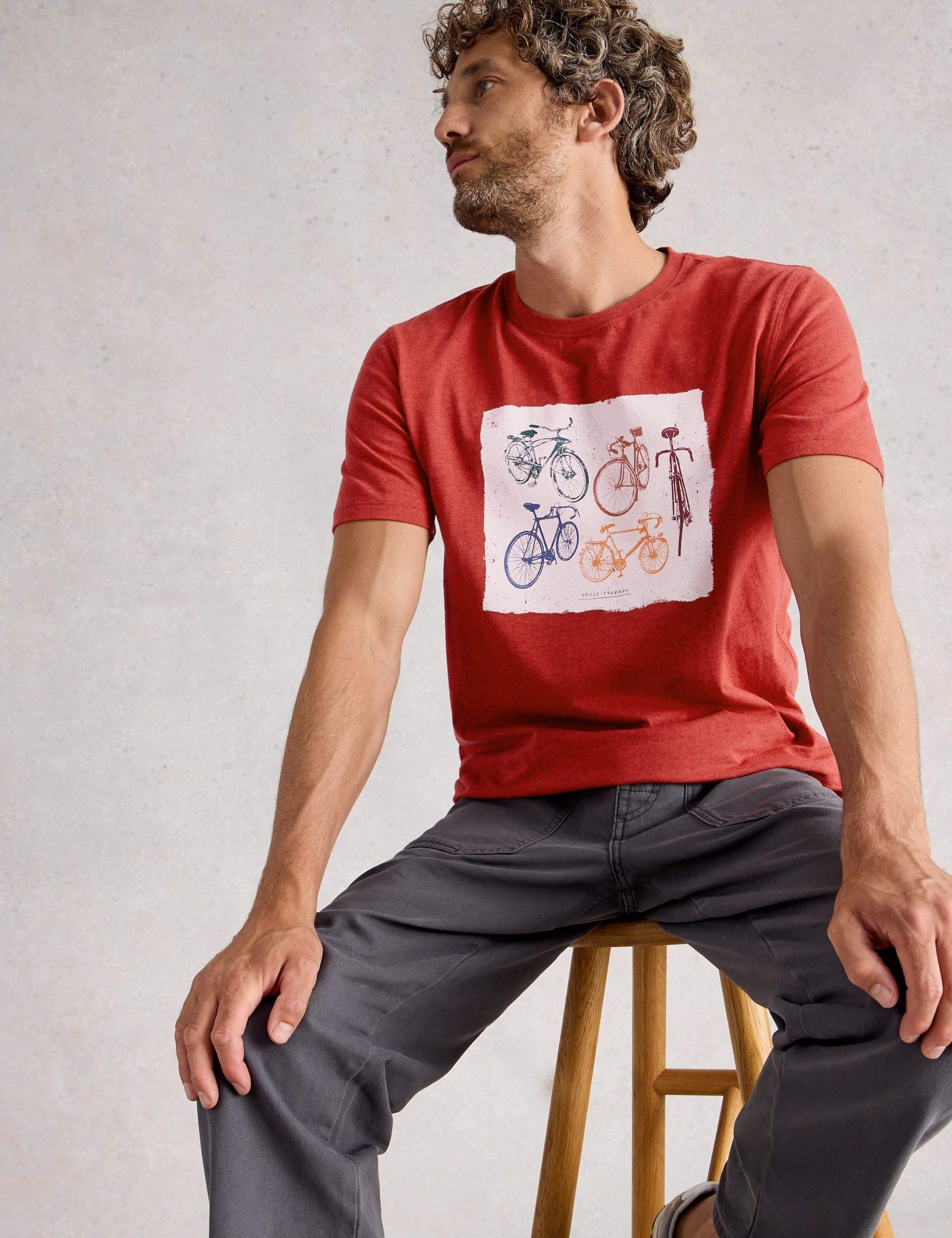 Cotton Rich Multi Bike Graphic T-Shirt 4 of 6