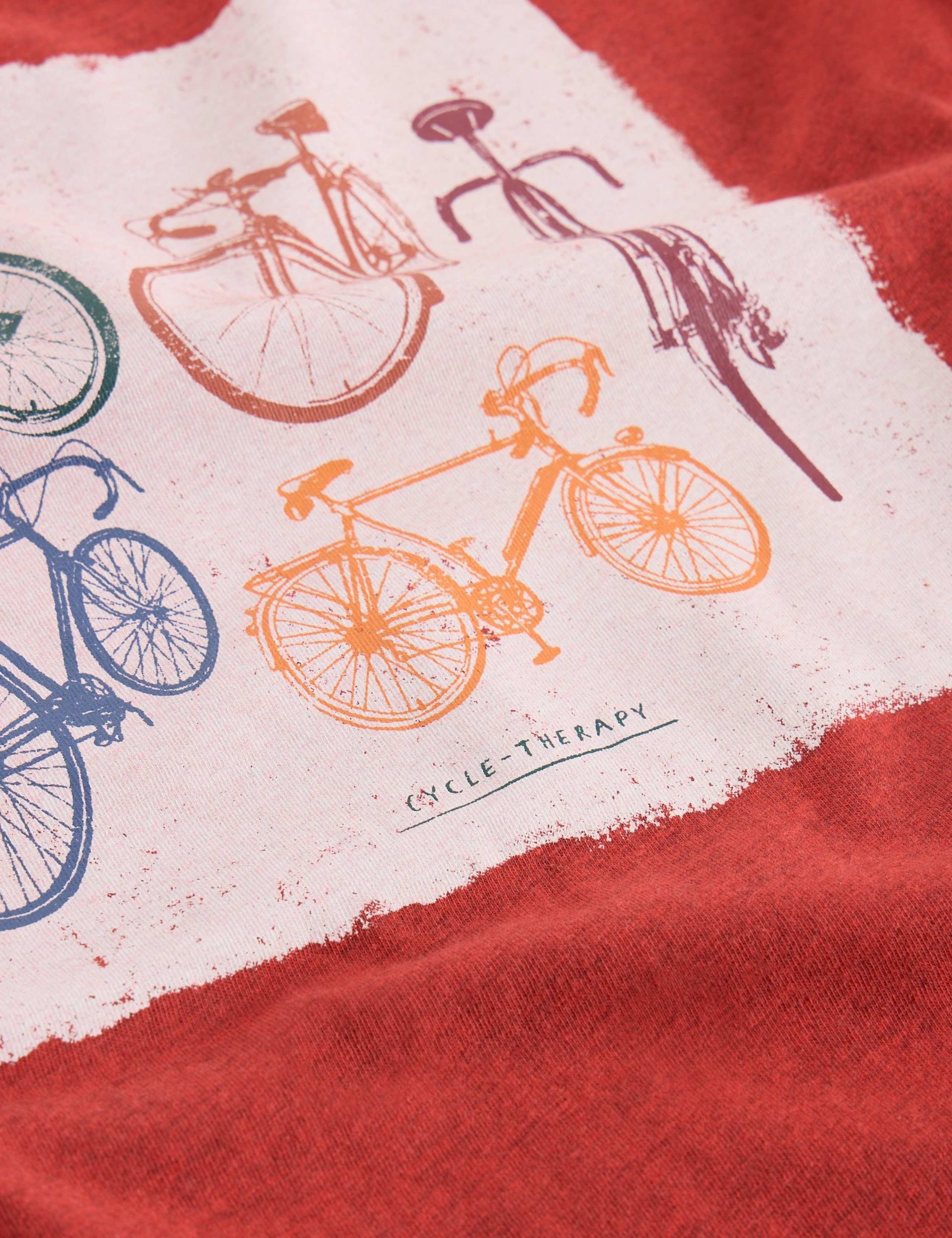 Cotton Rich Multi Bike Graphic T-Shirt 6 of 6
