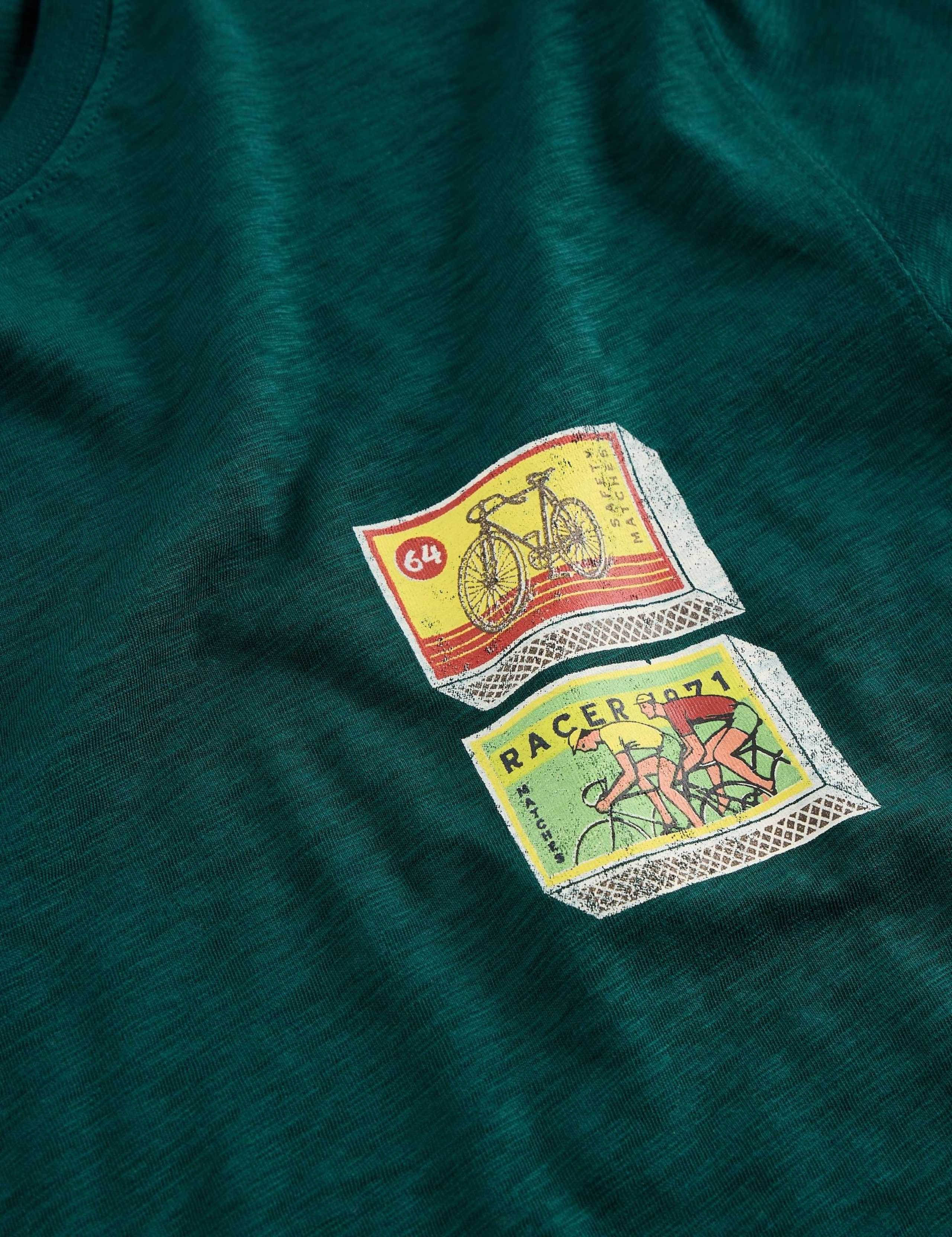 Pure Cotton Bike Graphic T-Shirt 4 of 6