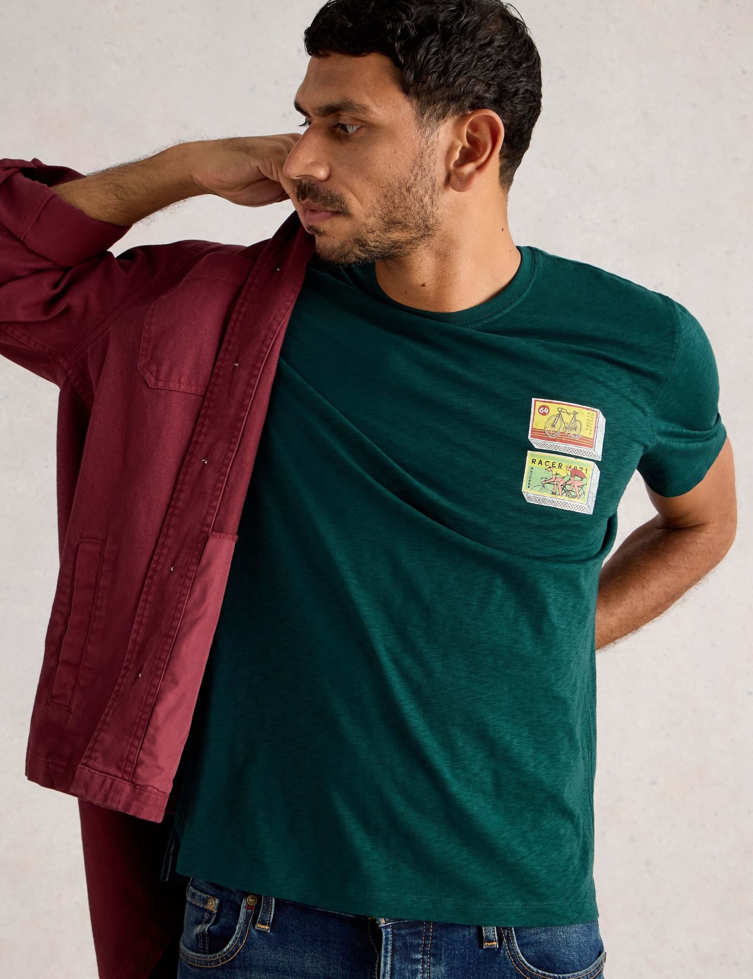 Pure Cotton Bike Graphic T-Shirt 6 of 6