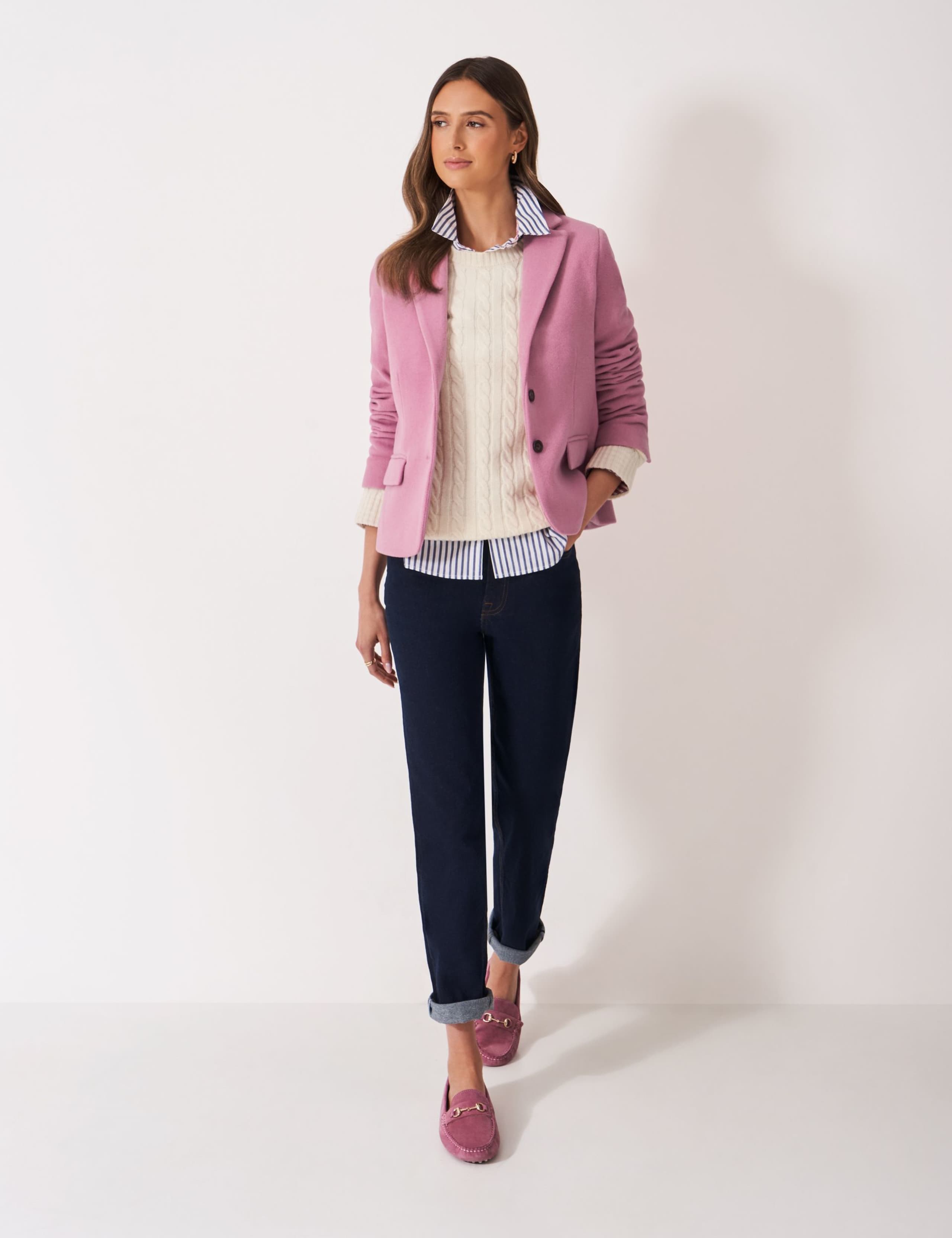 Single Breasted Blazer with Wool 4 of 5