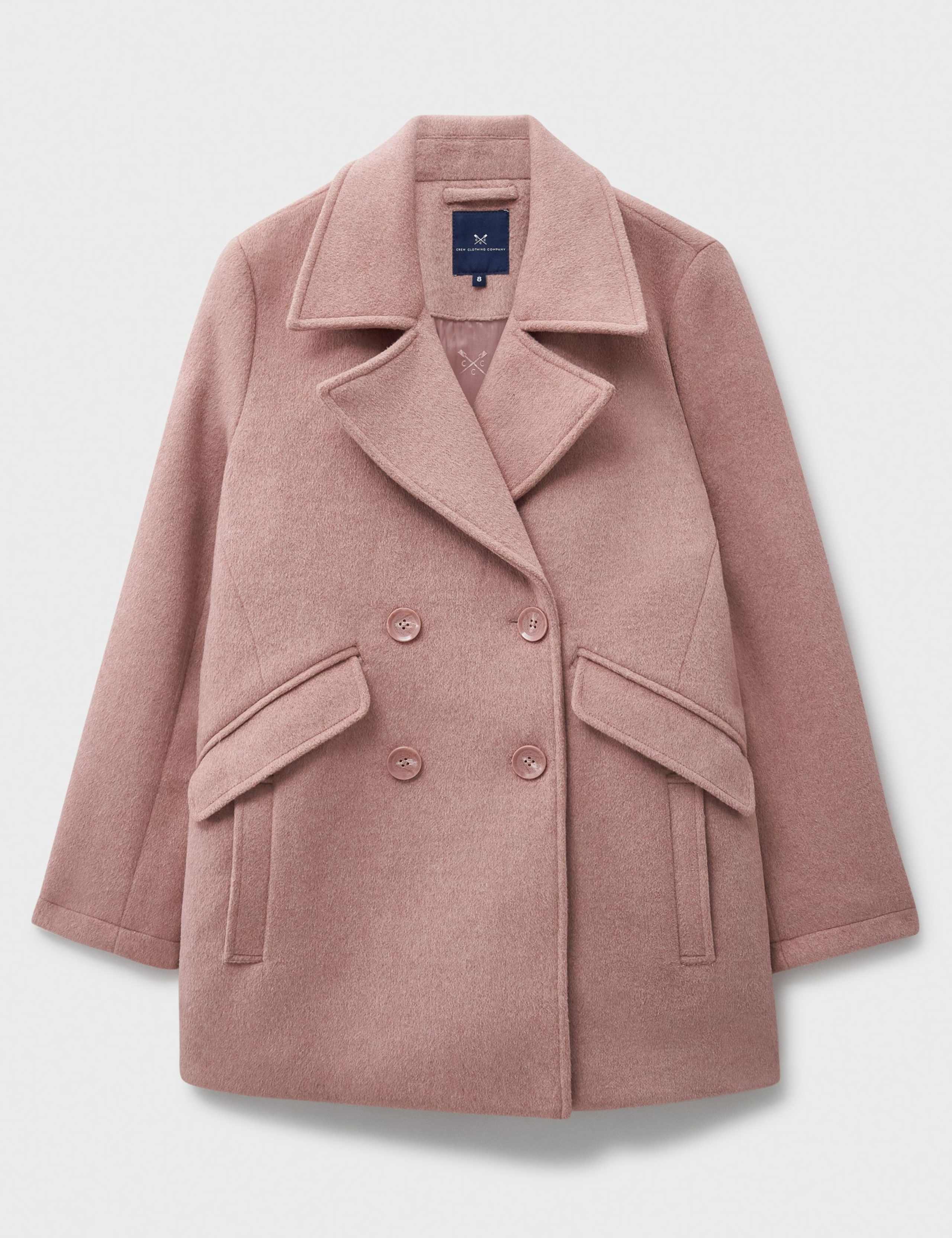 Wool Blend Double Breasted Peacoat 2 of 5