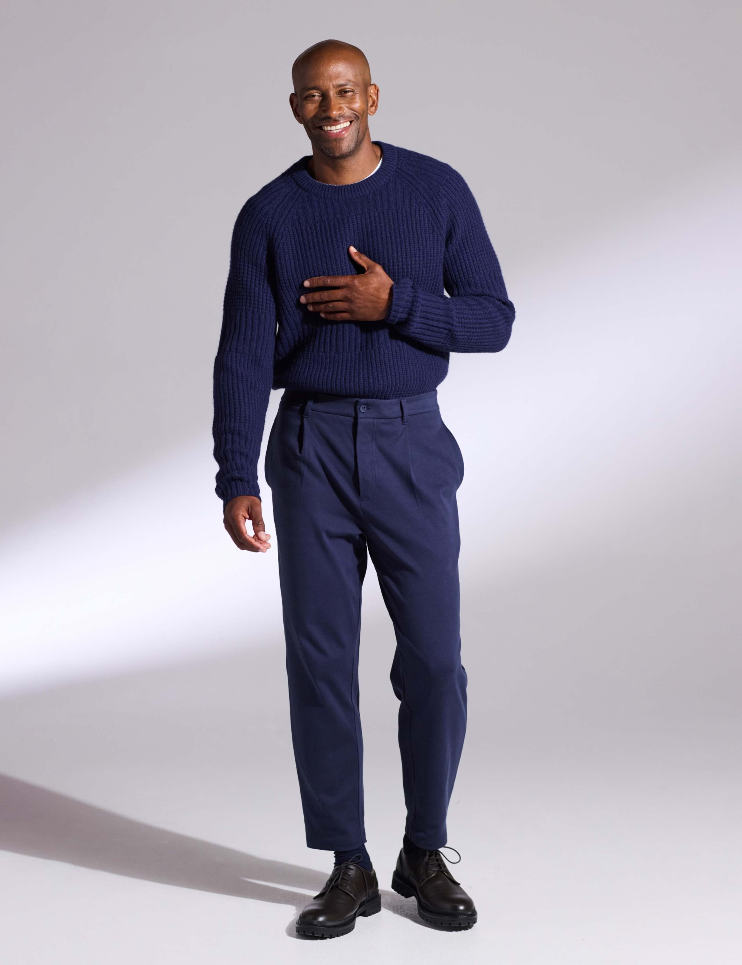 Pure Cotton Relaxed Fit Tapered Pants 2 of 5