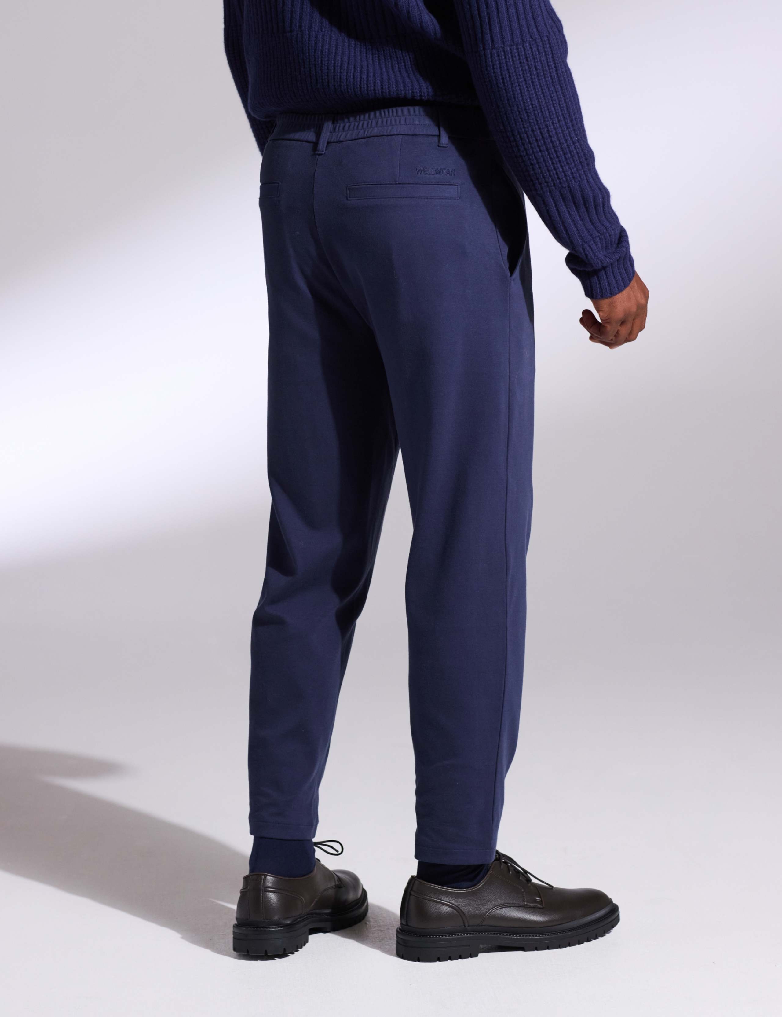 Pure Cotton Relaxed Fit Tapered Pants 3 of 5