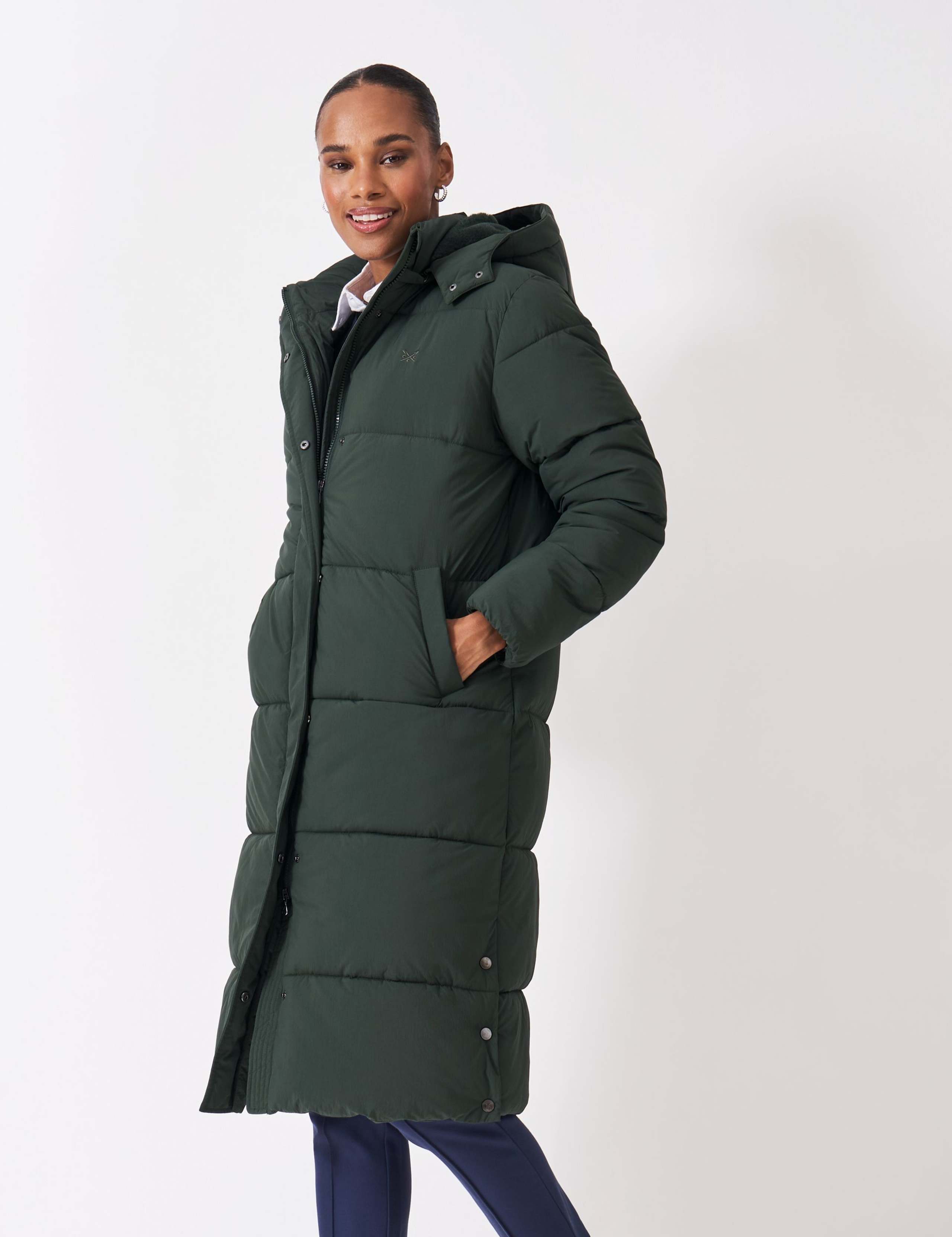Padded Hooded Longline Puffer Coat 3 of 6